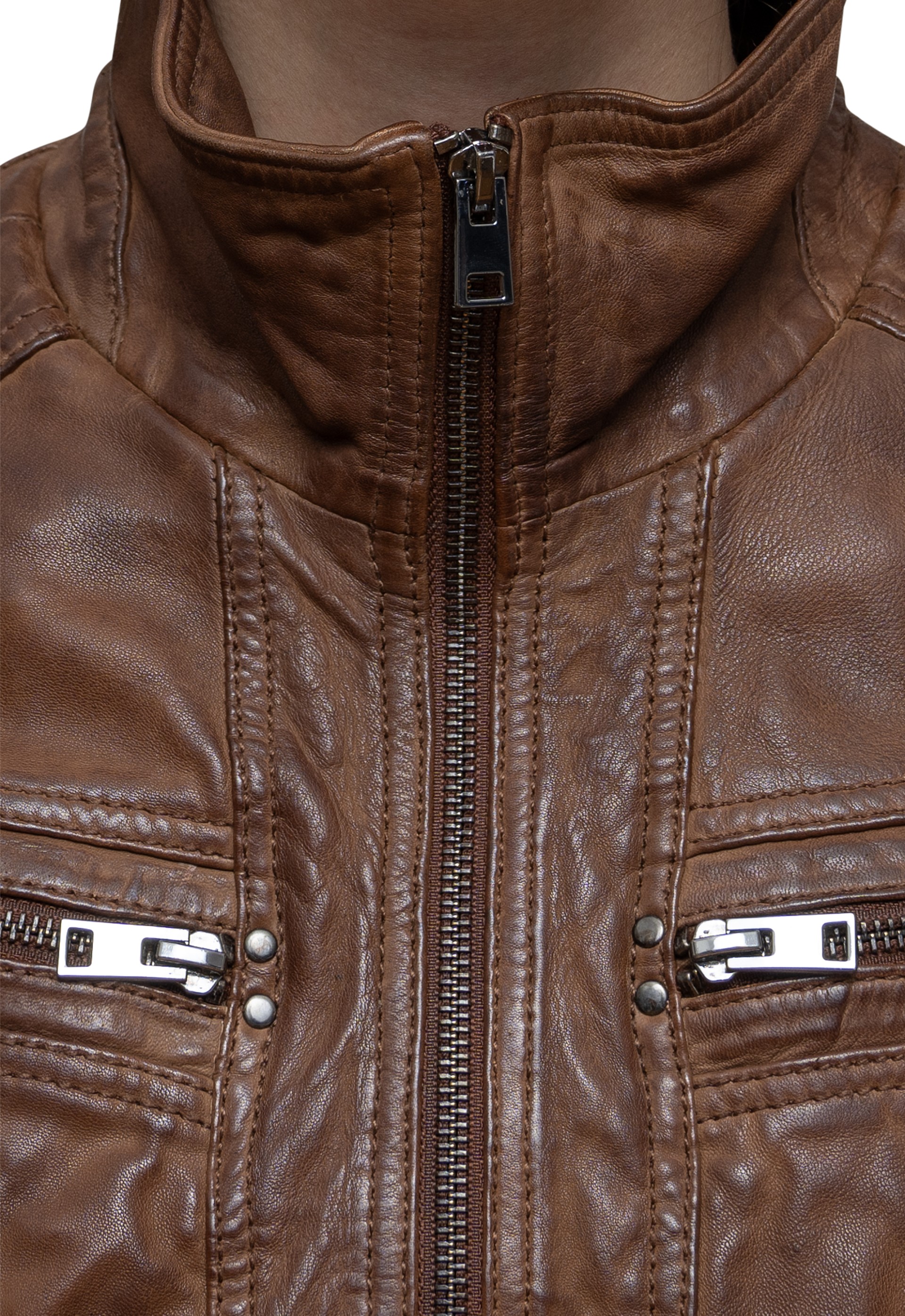 Blusão em pele Diana