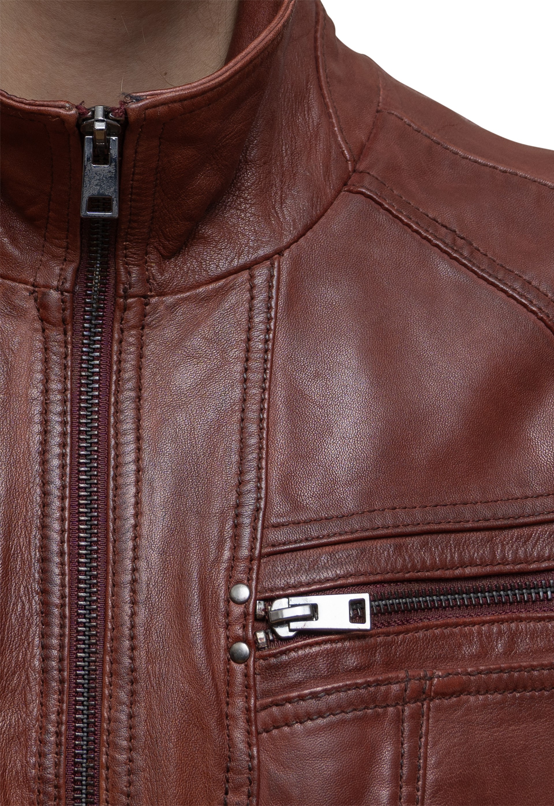 Blusão em pele Diana