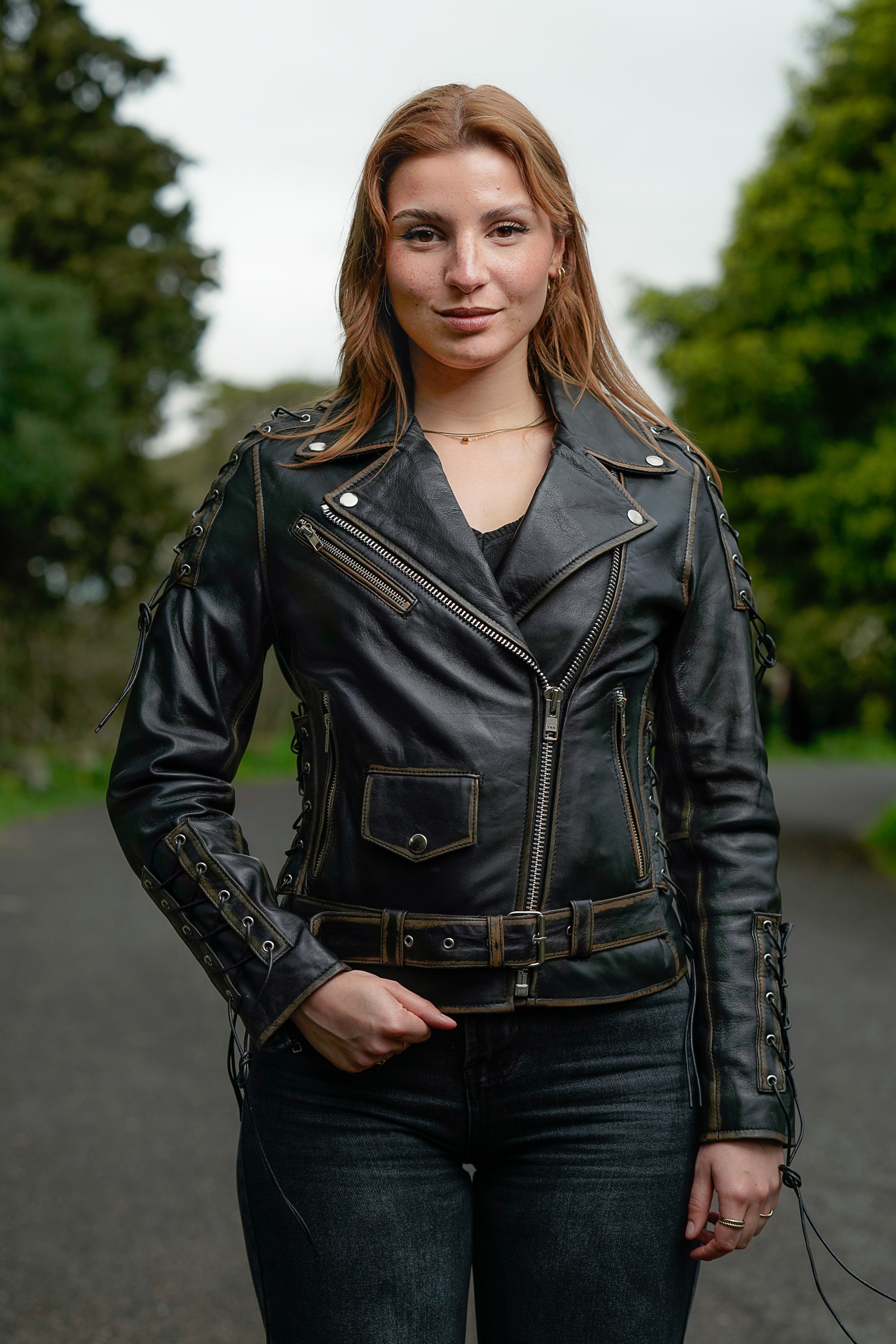 Blusão em pele Live