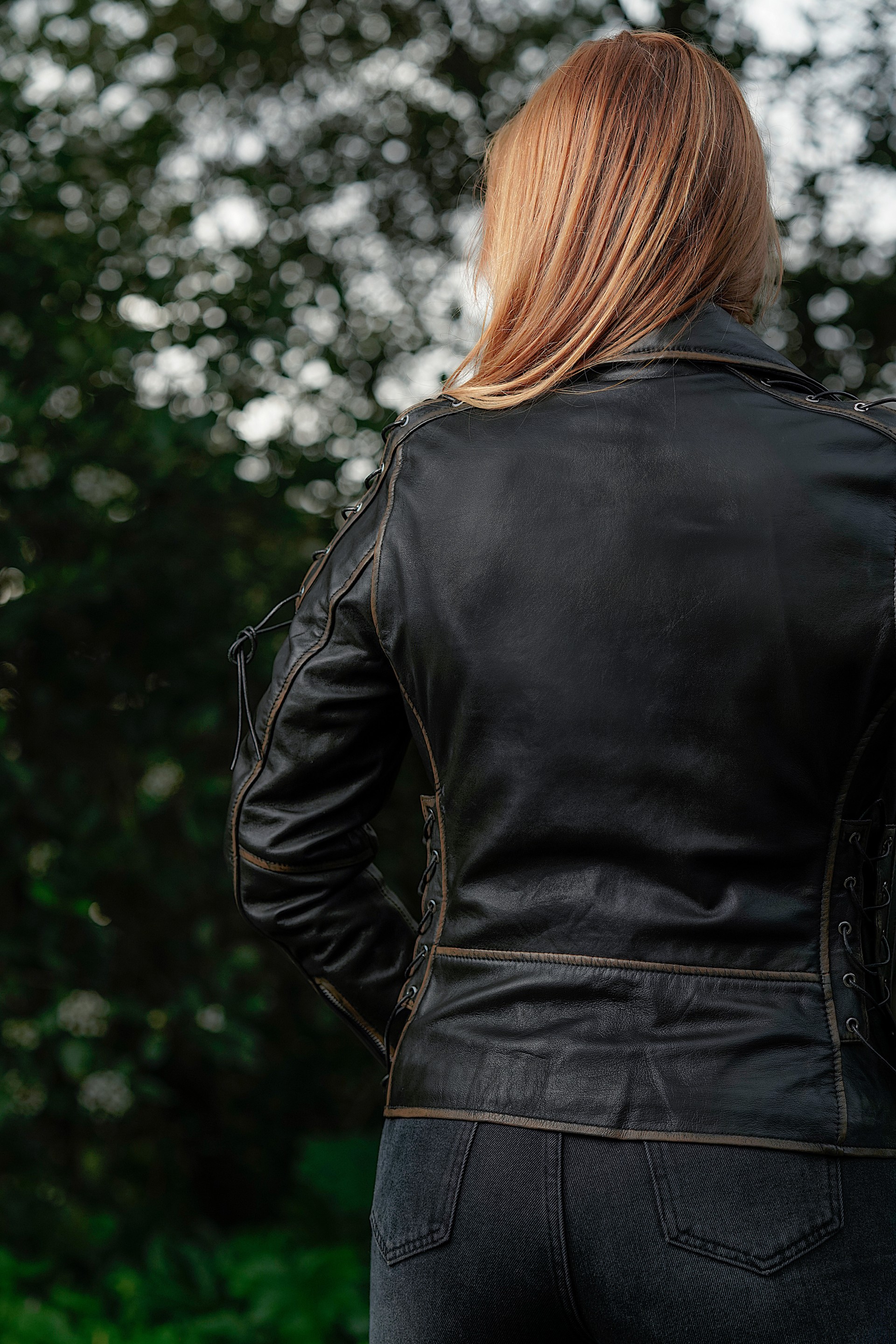 Blusão em pele Rider