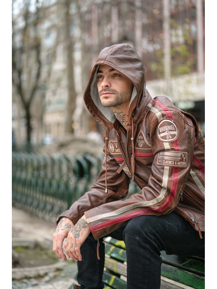 Cafe Racer Chaquetas De Moto Para Invierno Chaqueta De Cuero