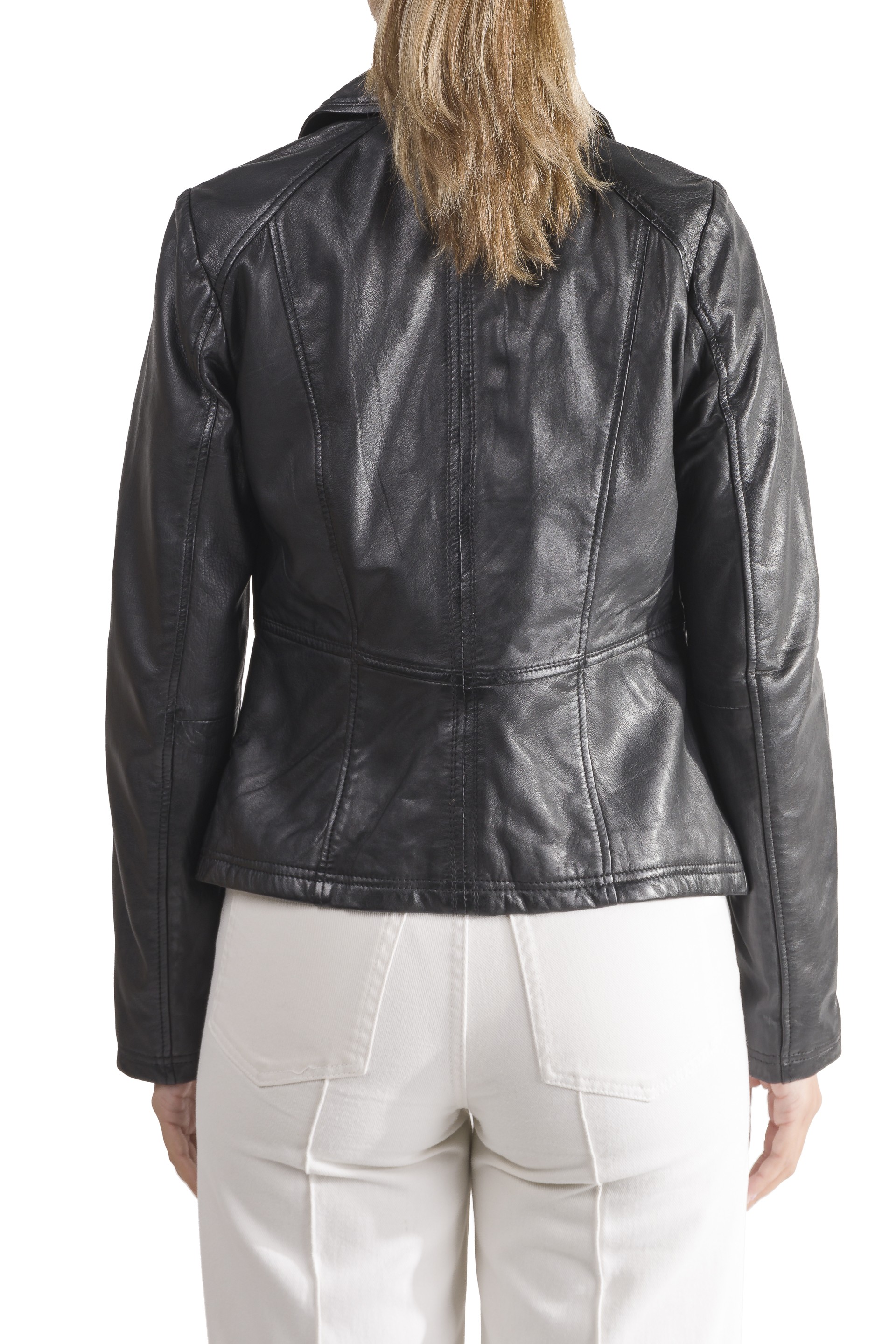 Blusão de pele Letícia