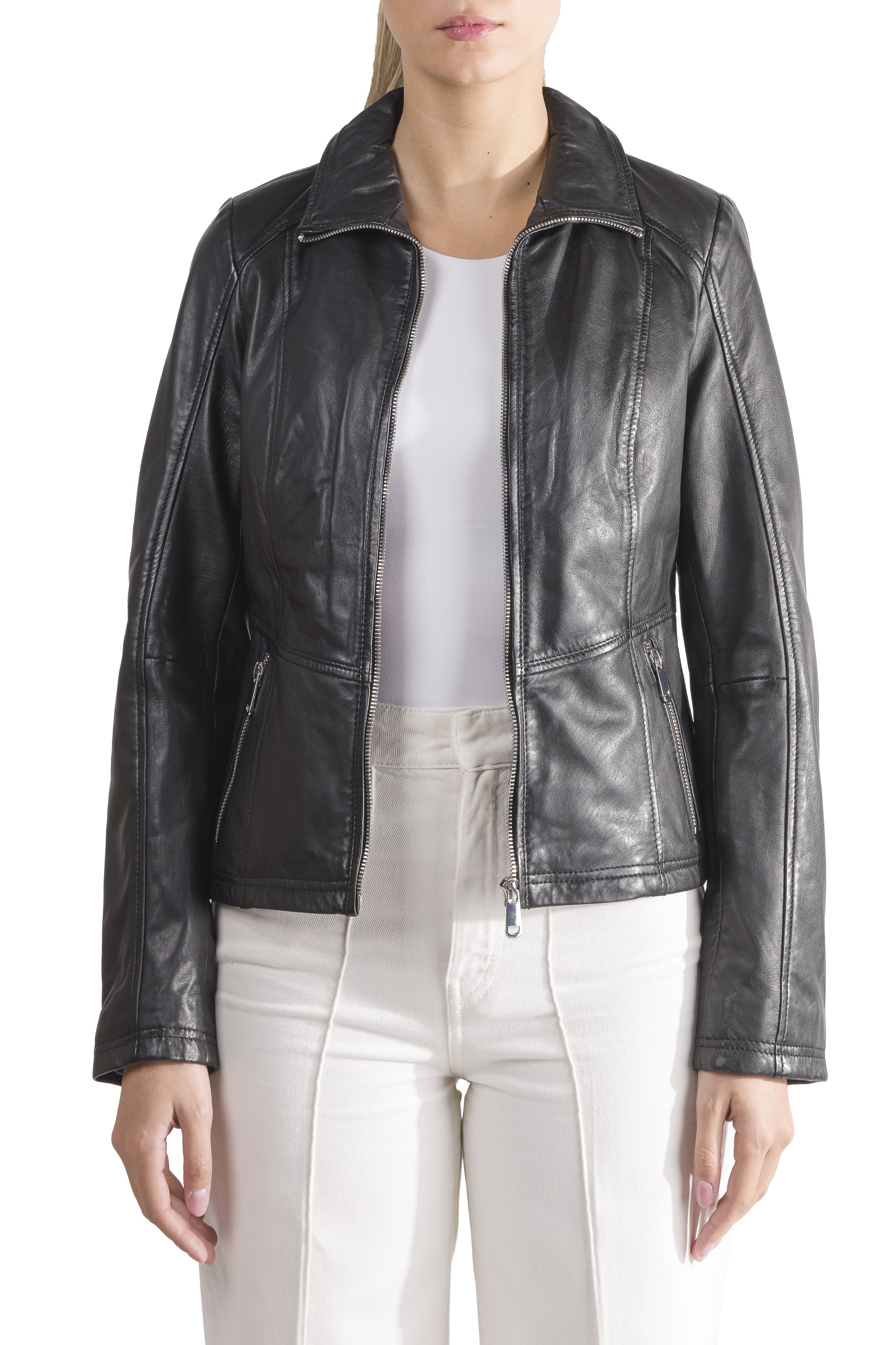 Blusão de pele Letícia