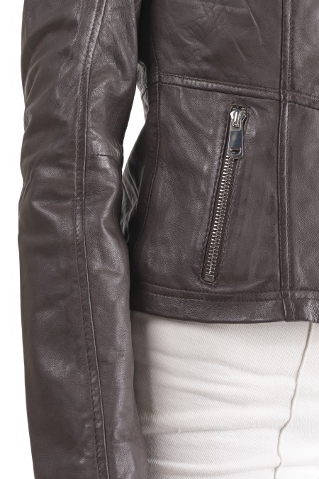 Bluso de pele Letcia