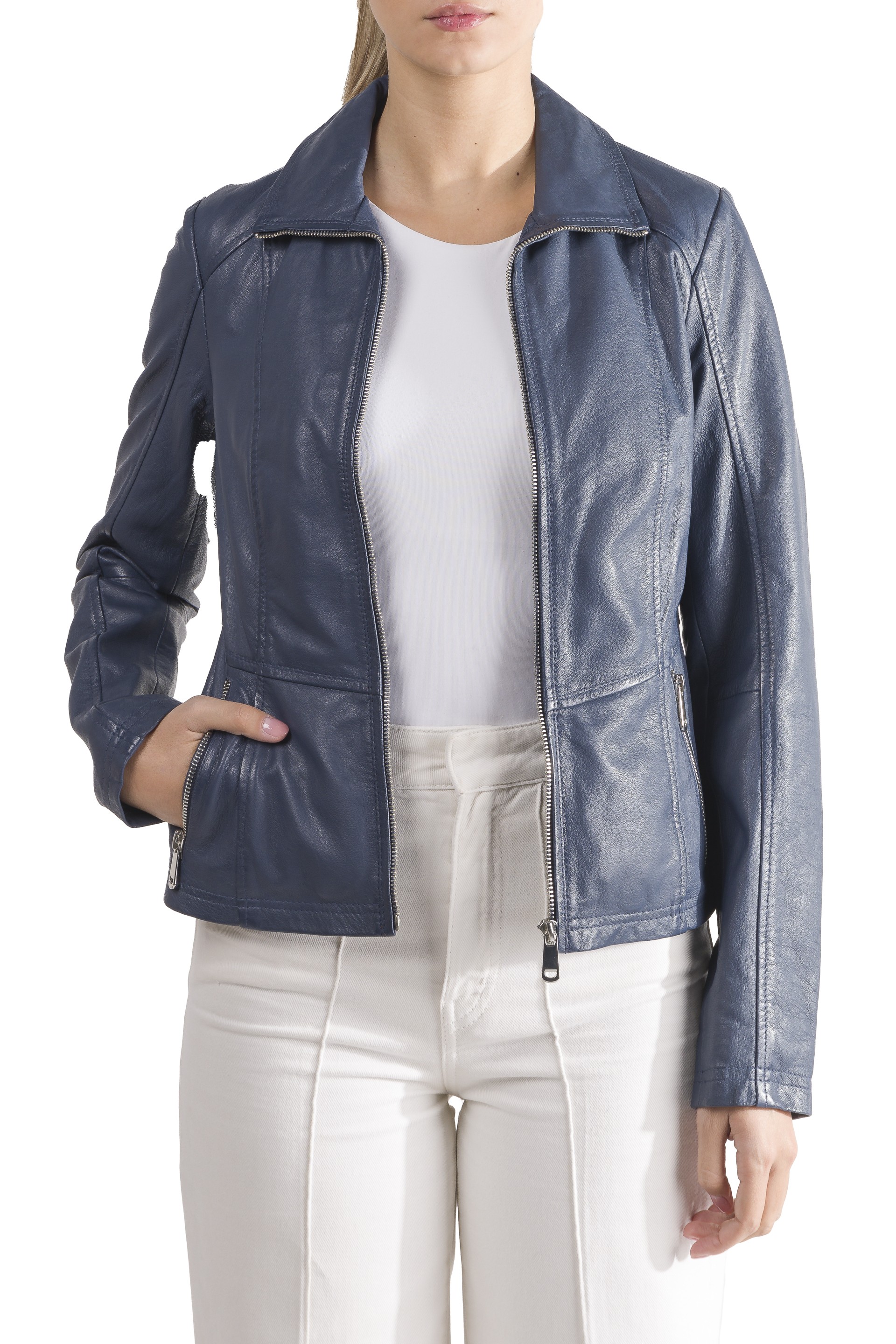 Blusão de pele Letícia