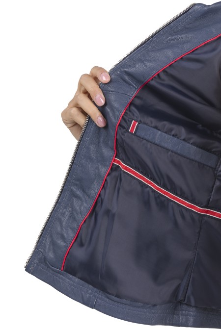 Bluso de pele Letcia