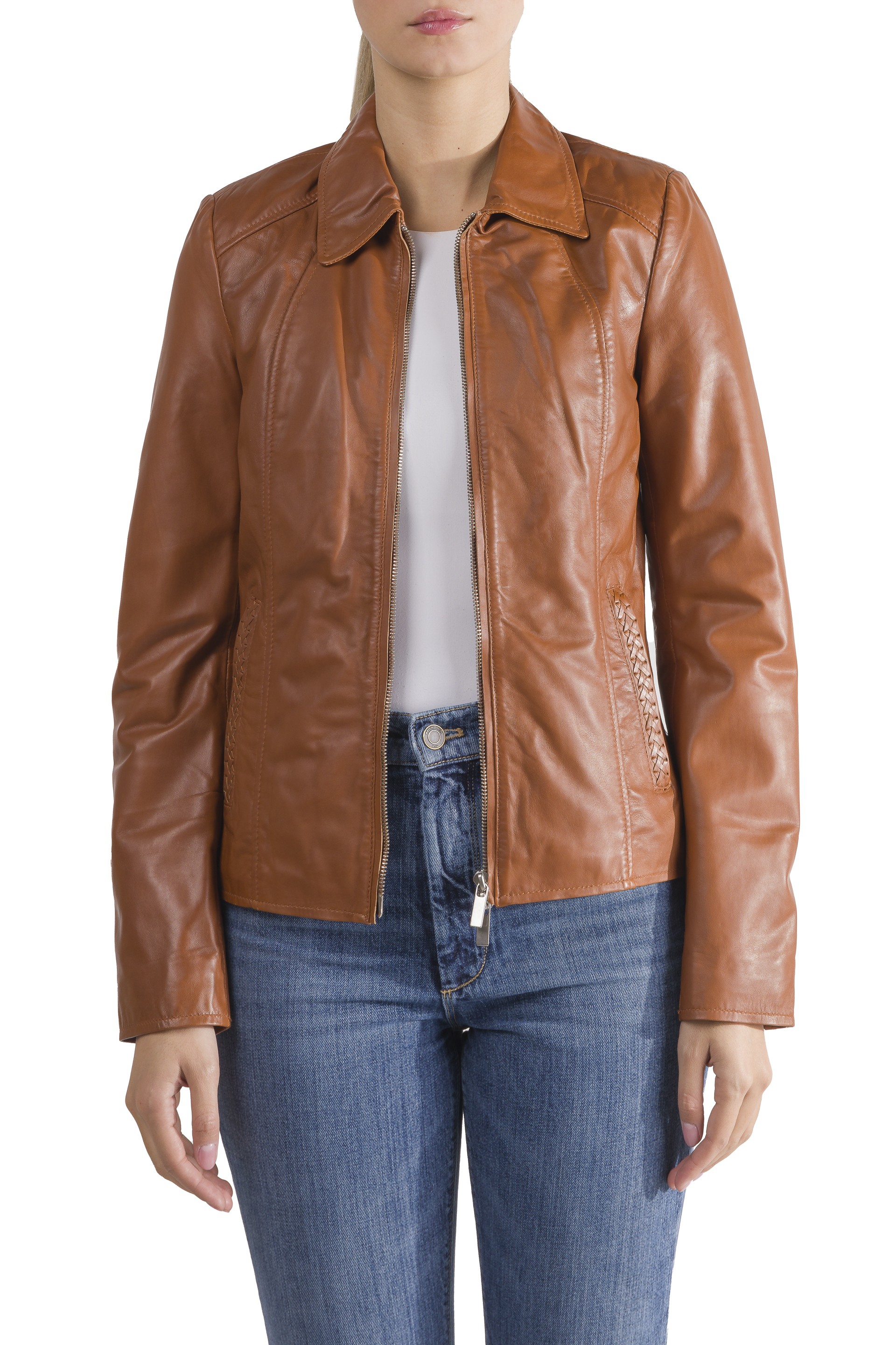 Blusão de pele Olívia