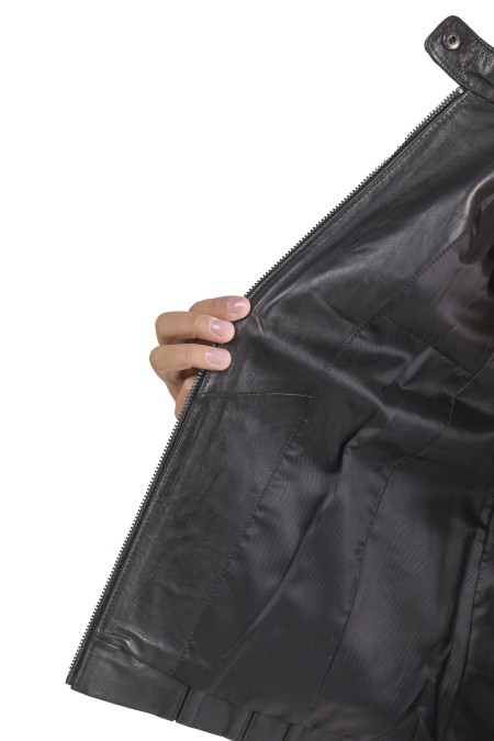 Bluso de pele Brbara