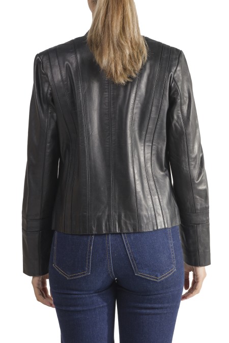 Bluso de pele Brbara