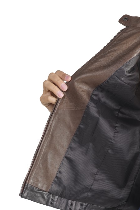 Bluso de pele Brbara