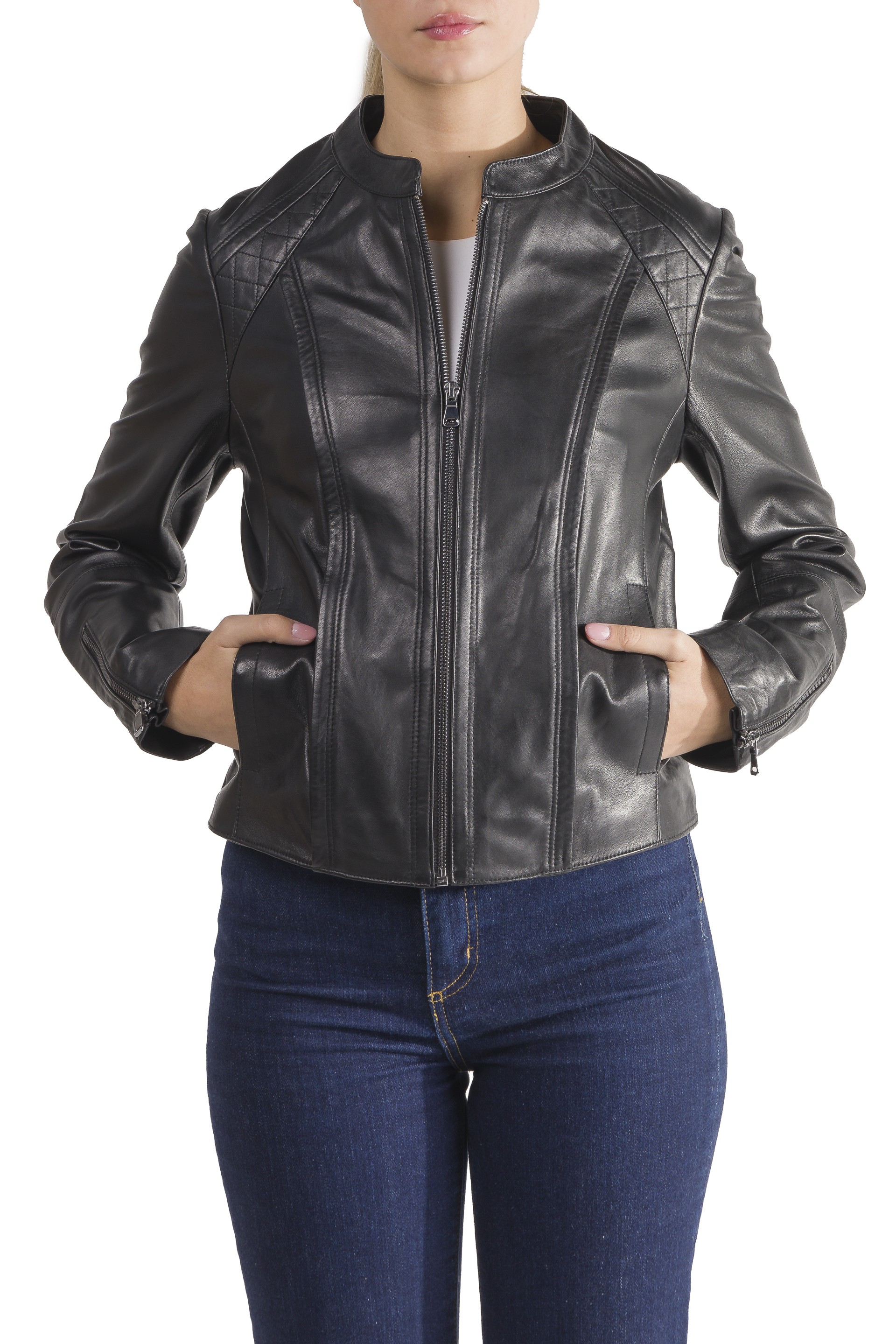 Blusão de pele Mónica