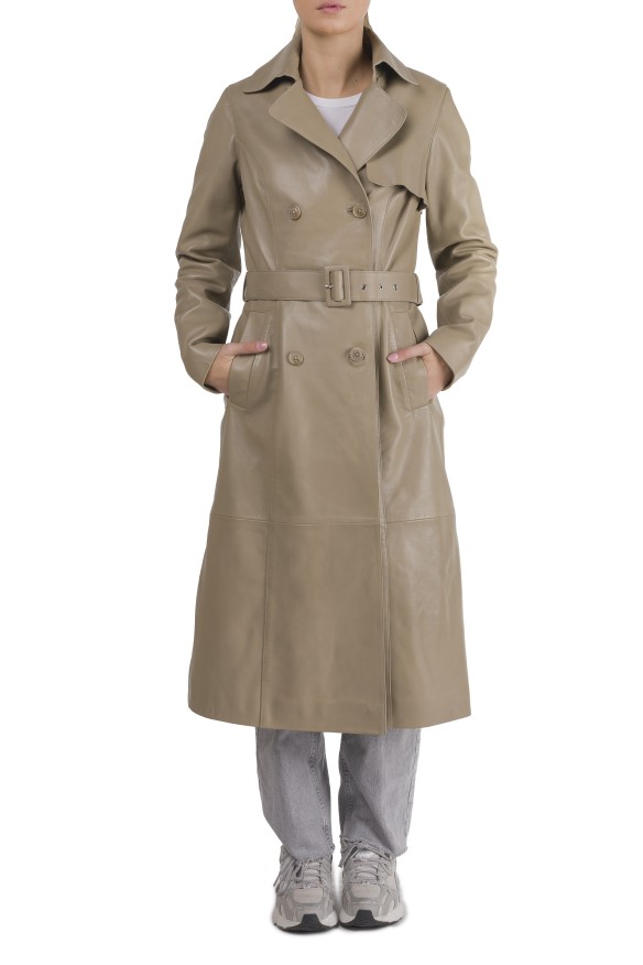 Gabardine de pele Clia