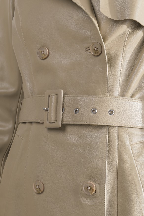 Gabardine de pele Célia