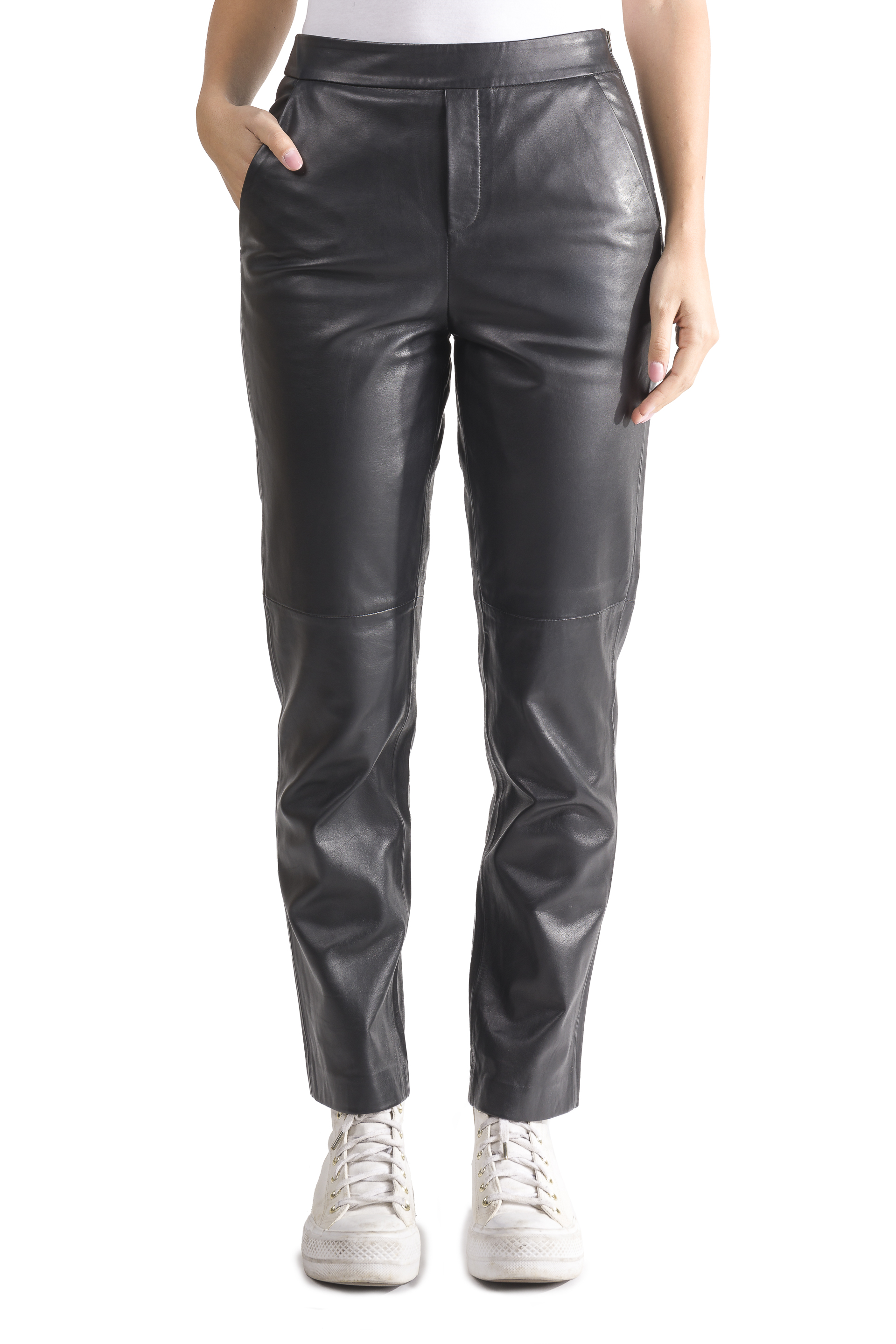 Calças de pele Margarida