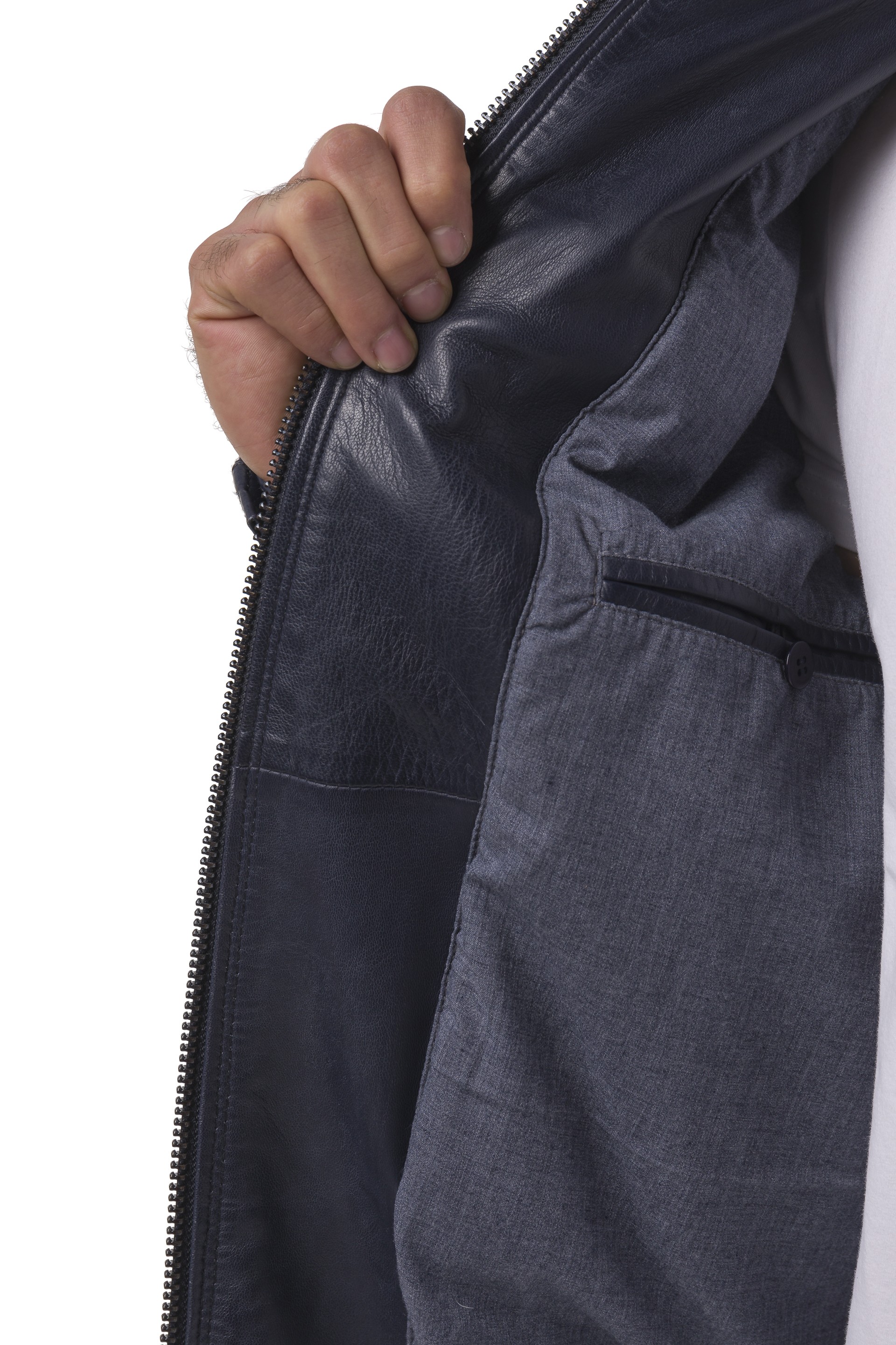 Blusão em pele Henrique