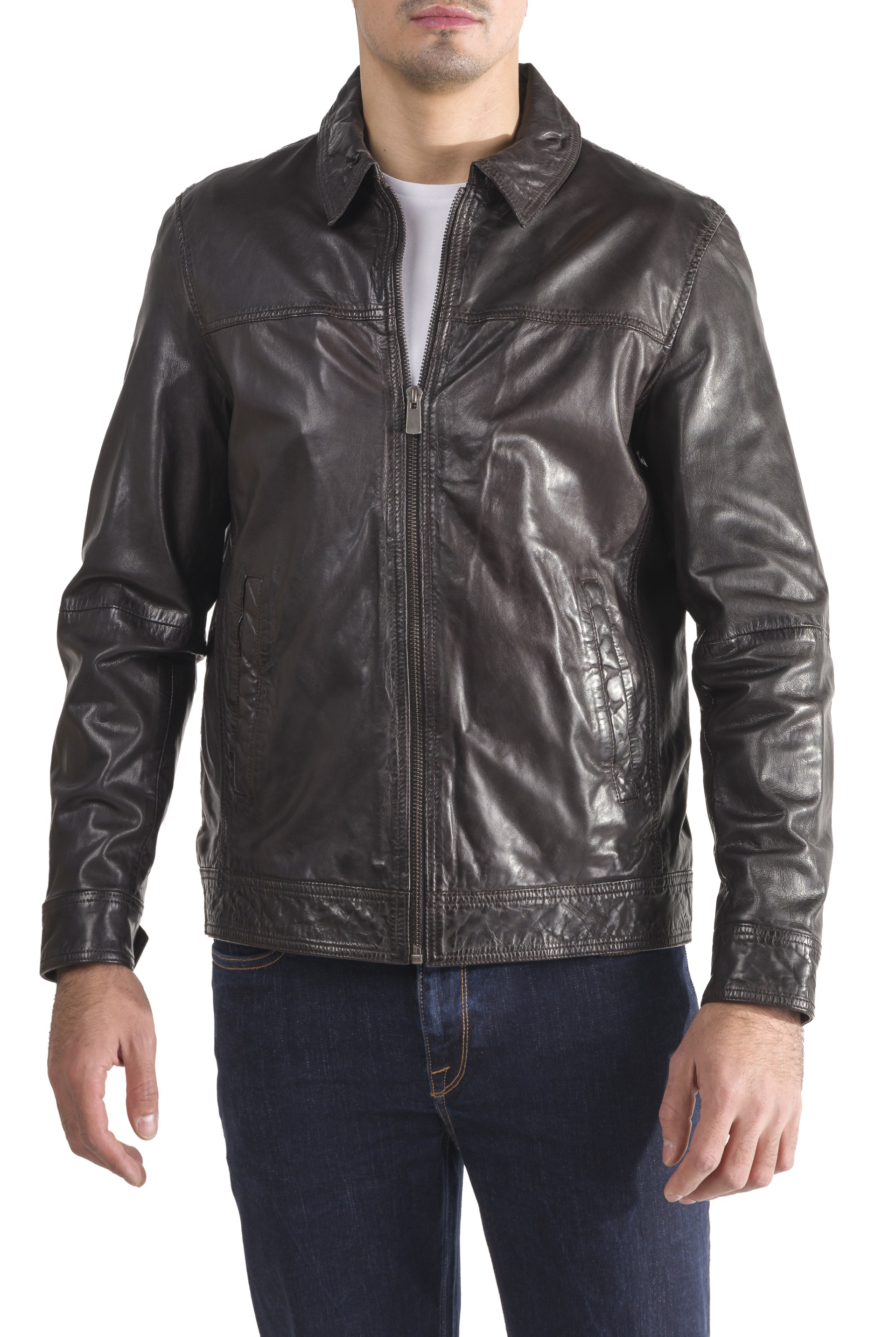 Blusão de pele Bernardo