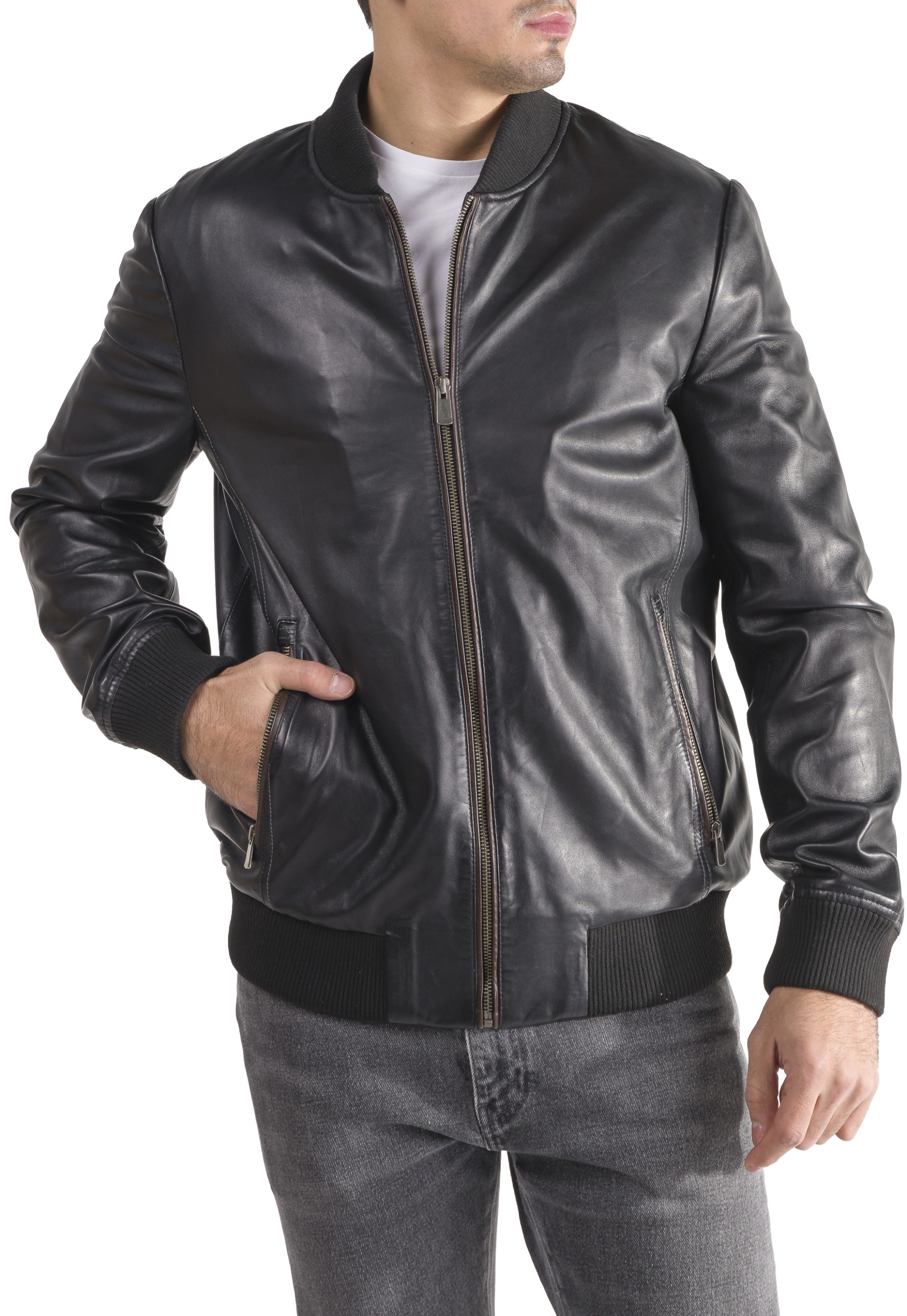 Blusão de pele Francisco