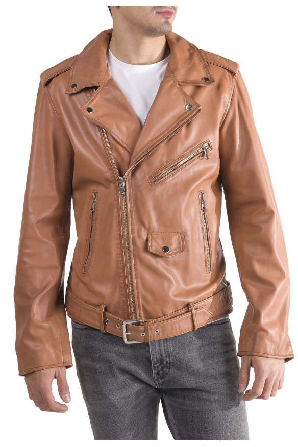 Biker de pele Tim