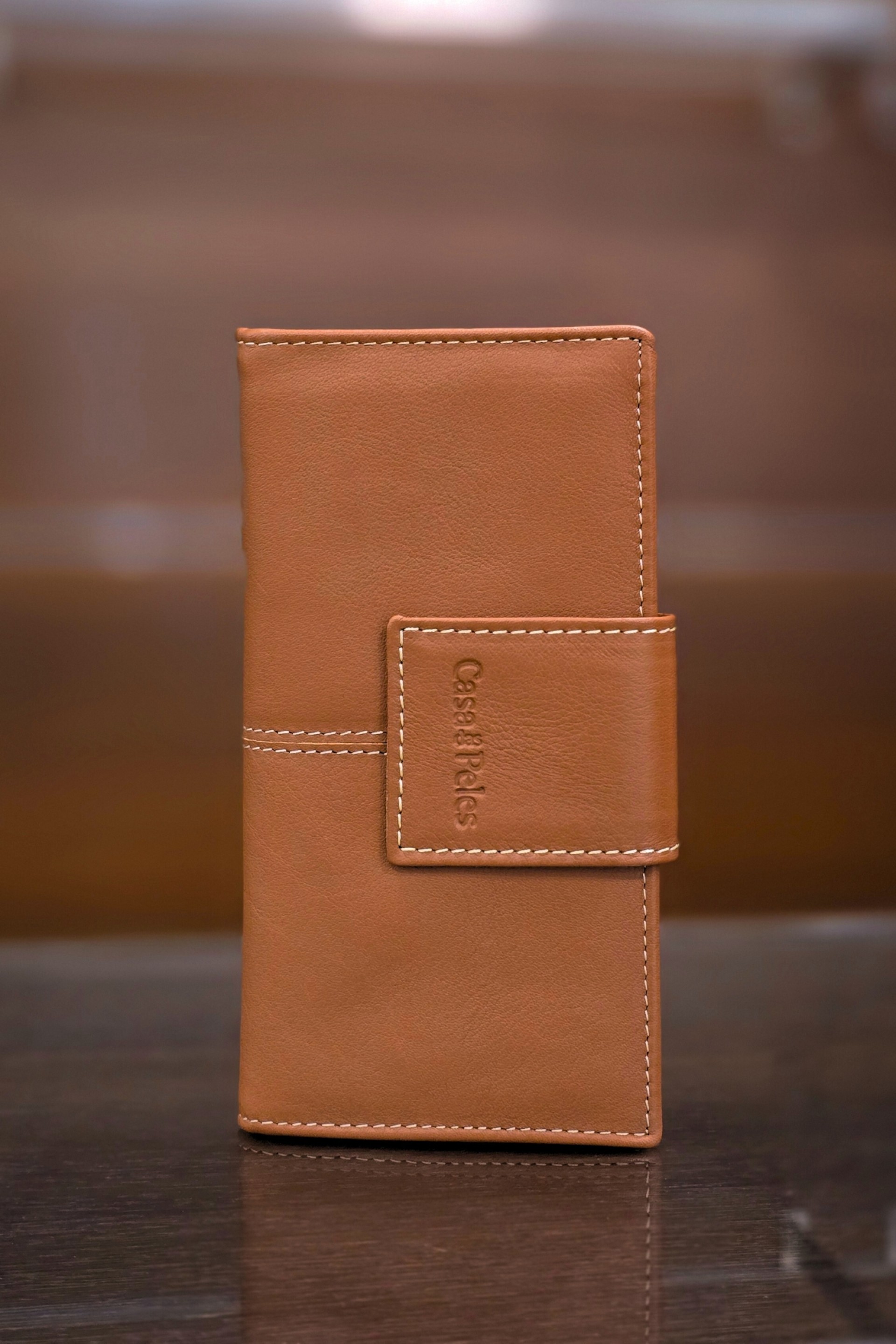 Carteira em pele Lirio