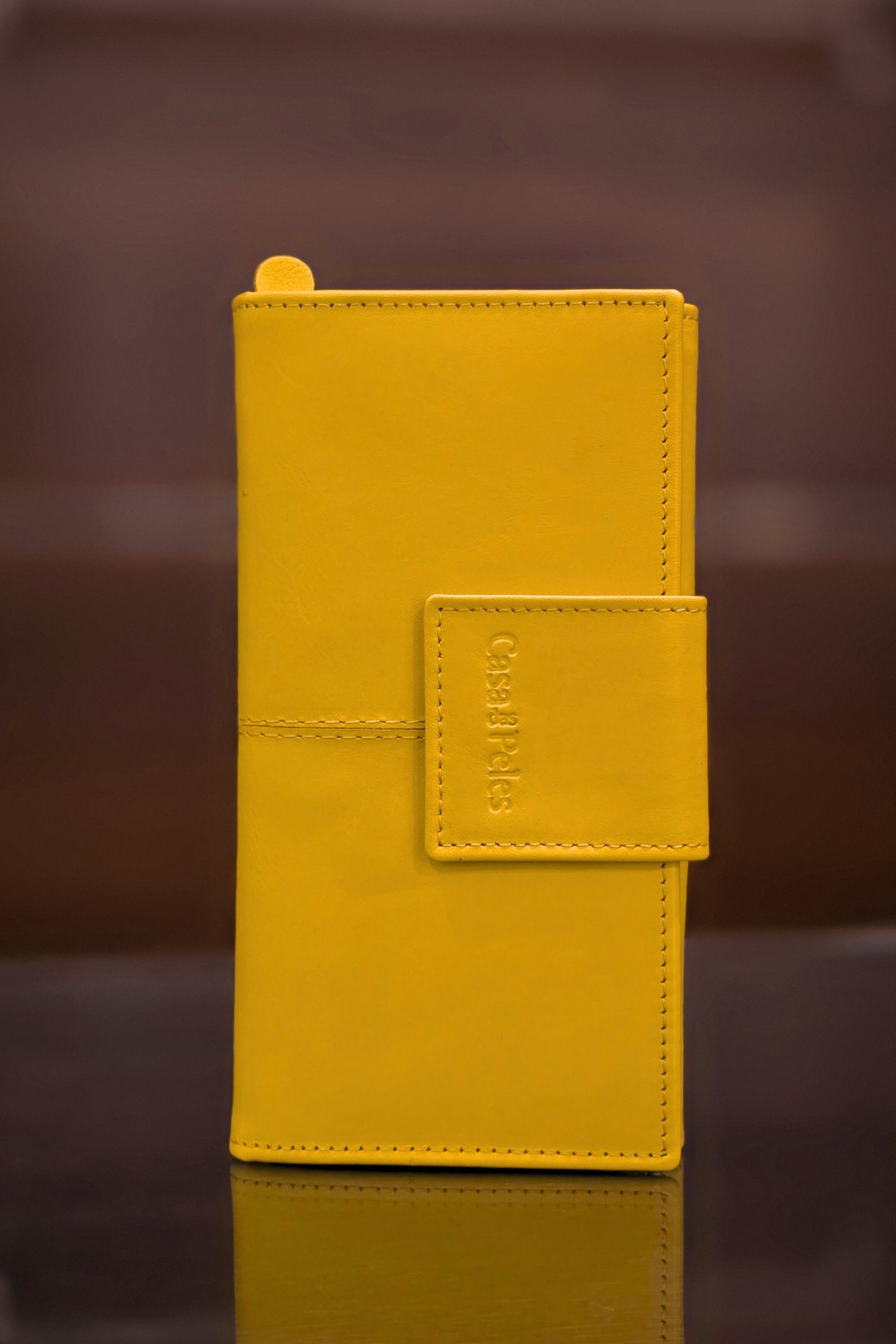 Carteira em pele Lirio