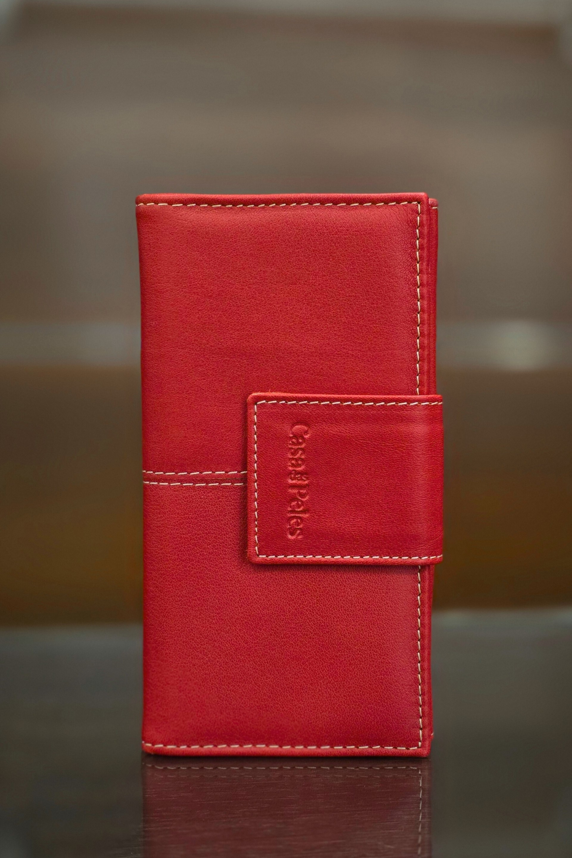 Carteira em pele Lirio