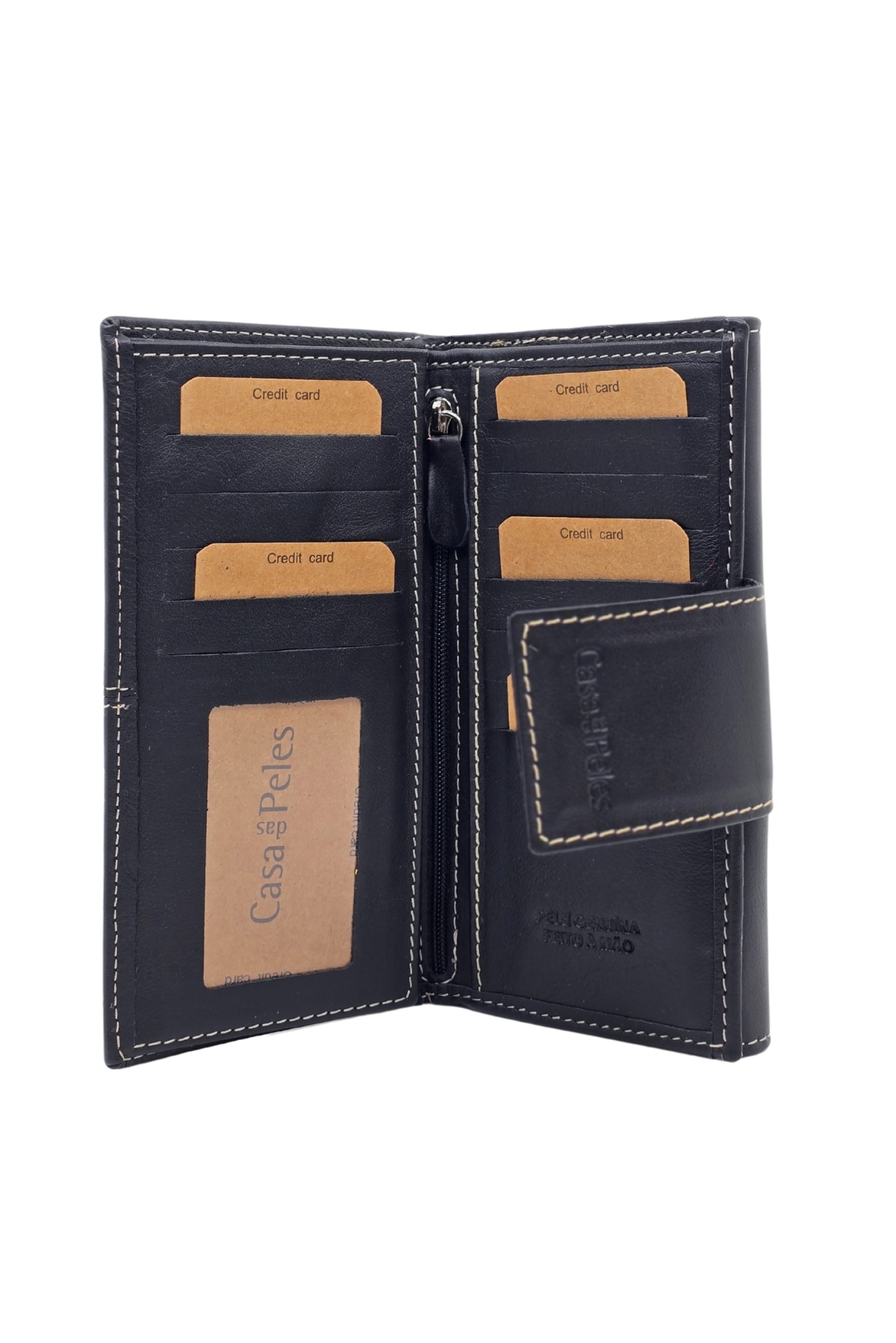 Carteira em pele Lirio