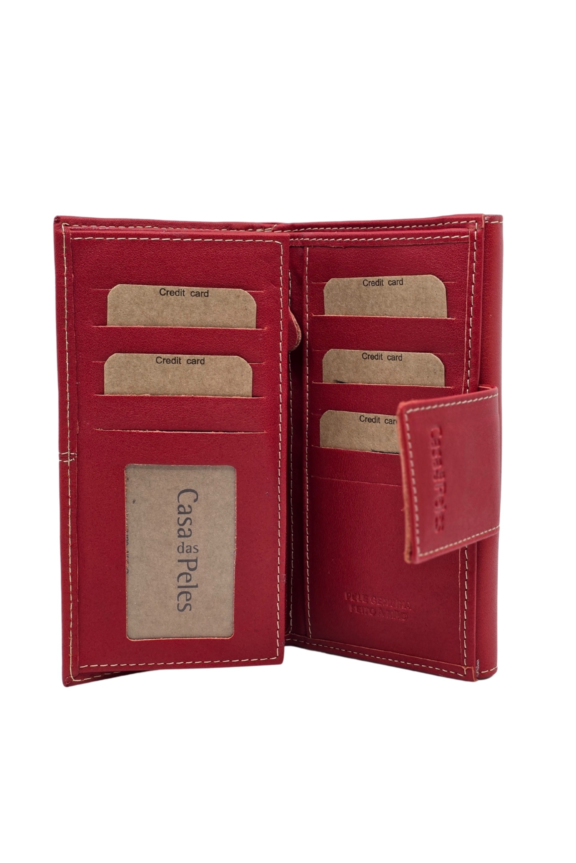 Carteira em pele Lirio