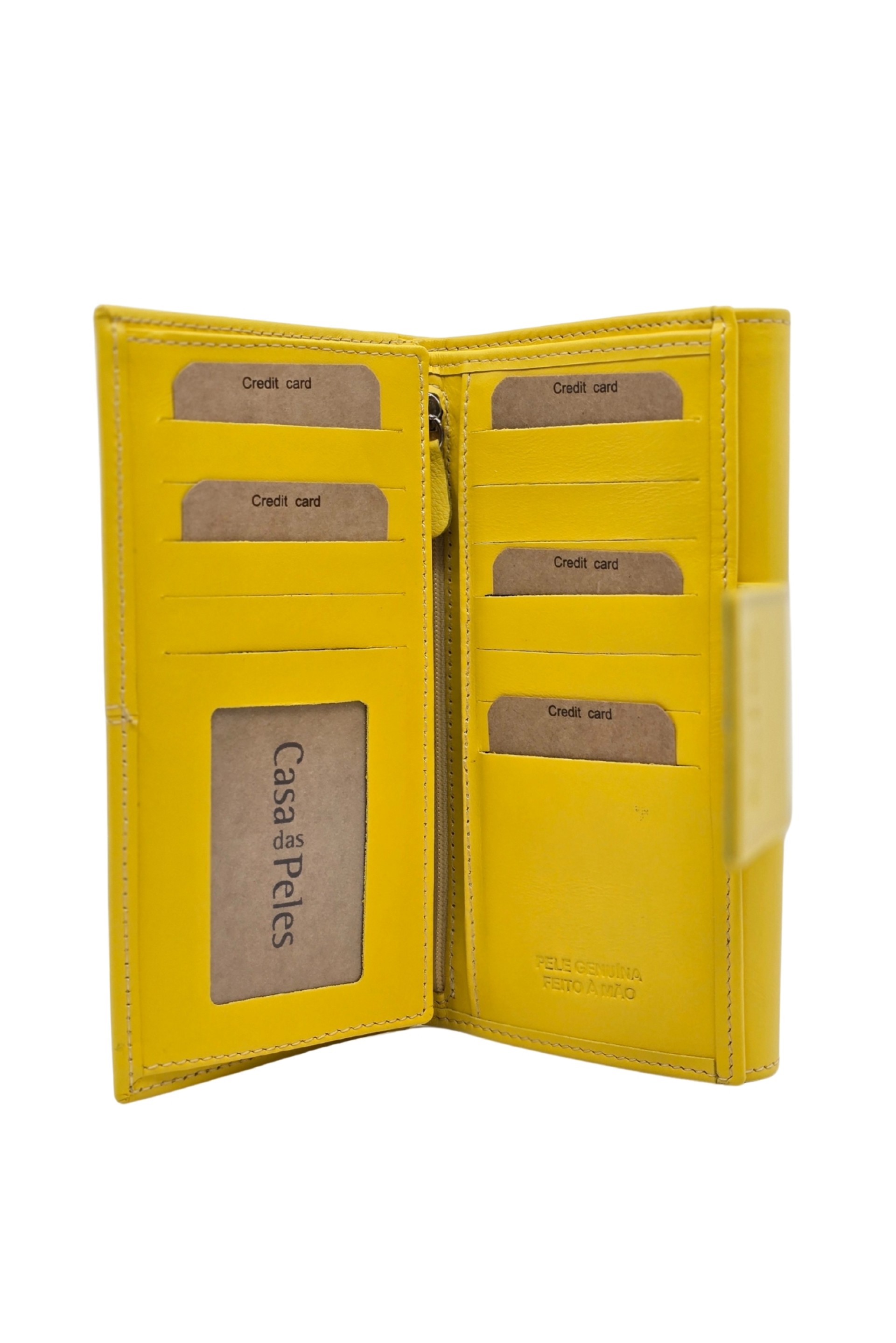 Carteira em pele Lirio