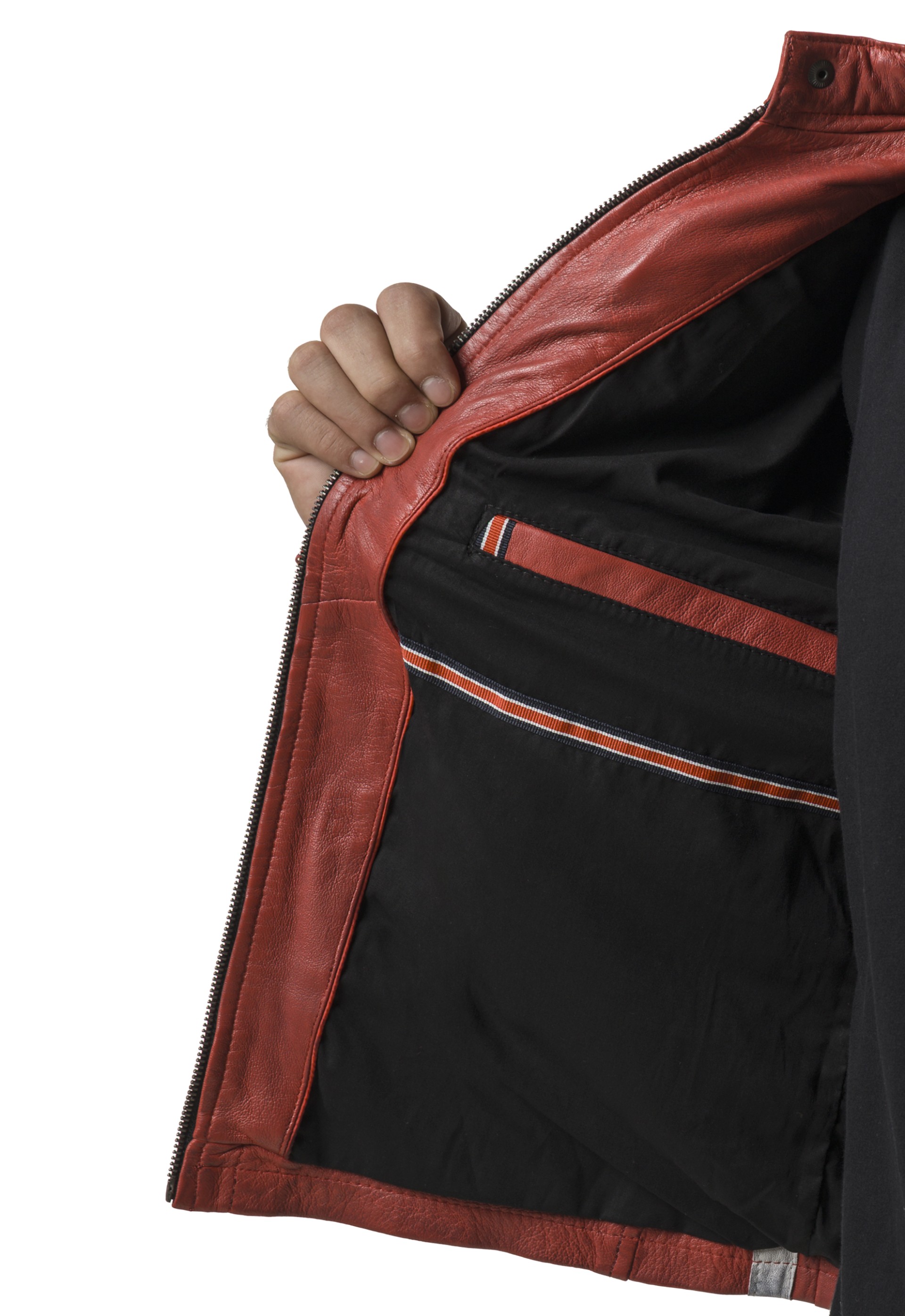 Blusão em pele Sport