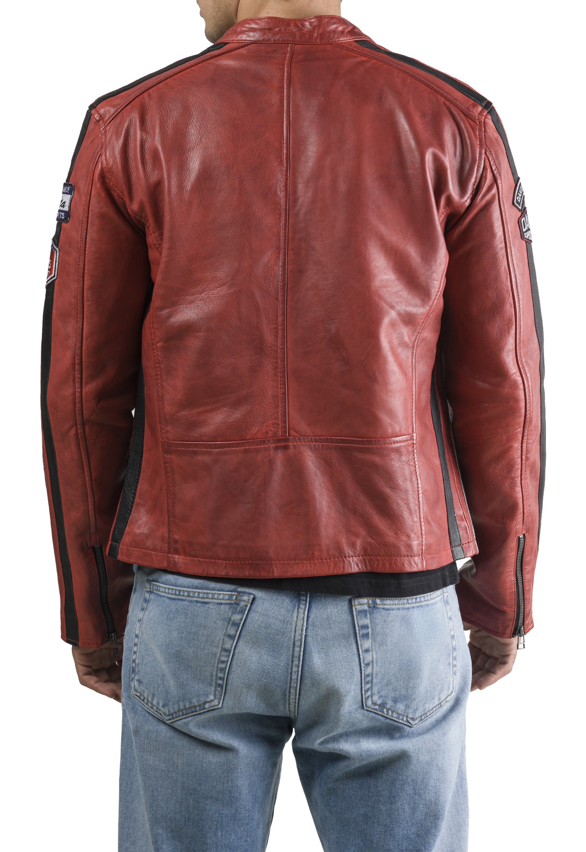 Blusão em pele Sport