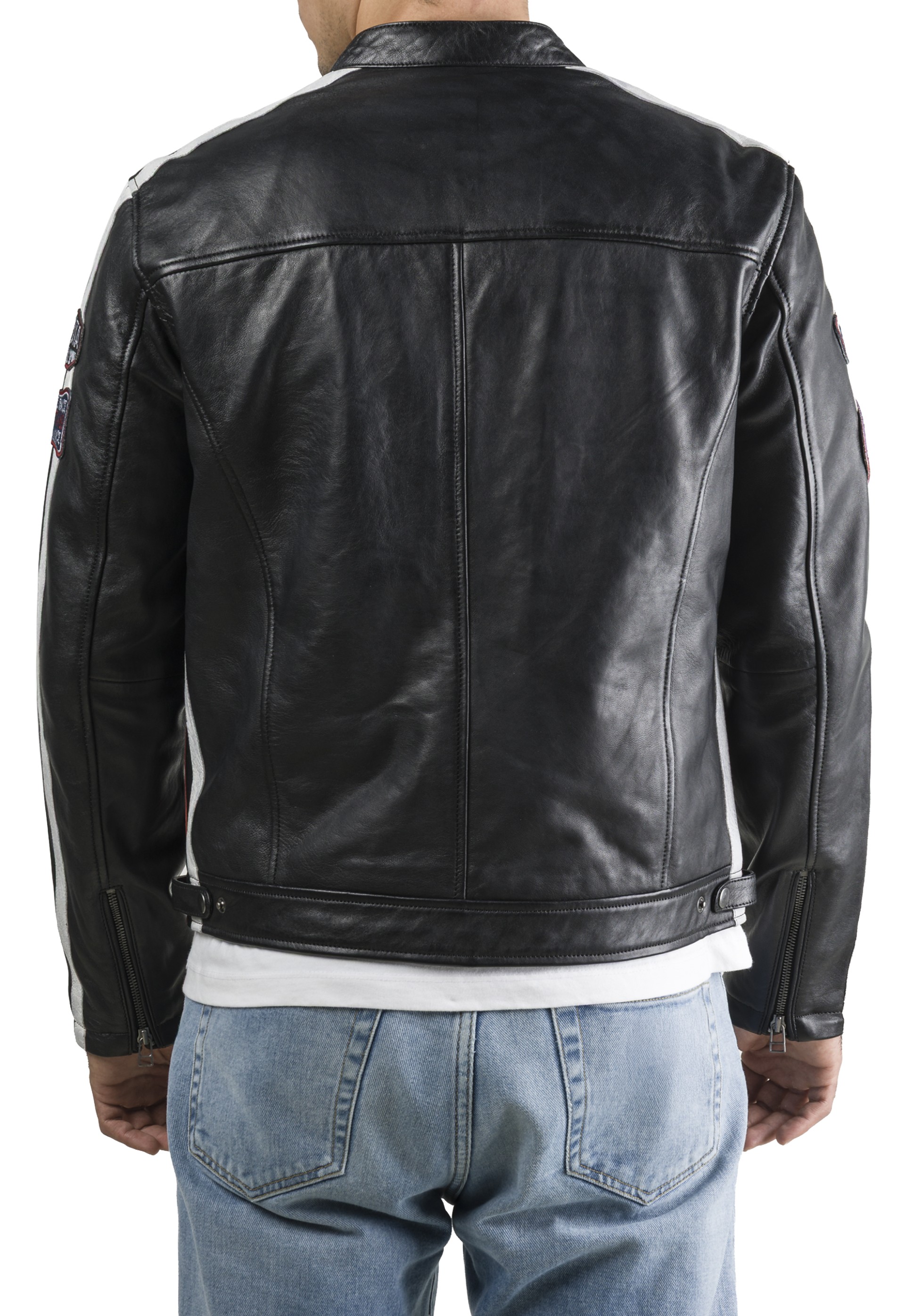 Blusăo em pele Racing