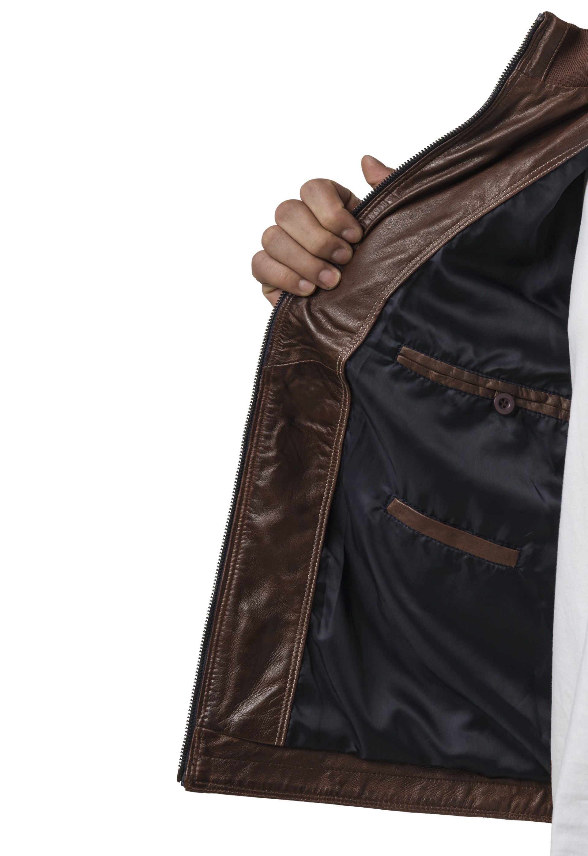 Blusão em pele Easy