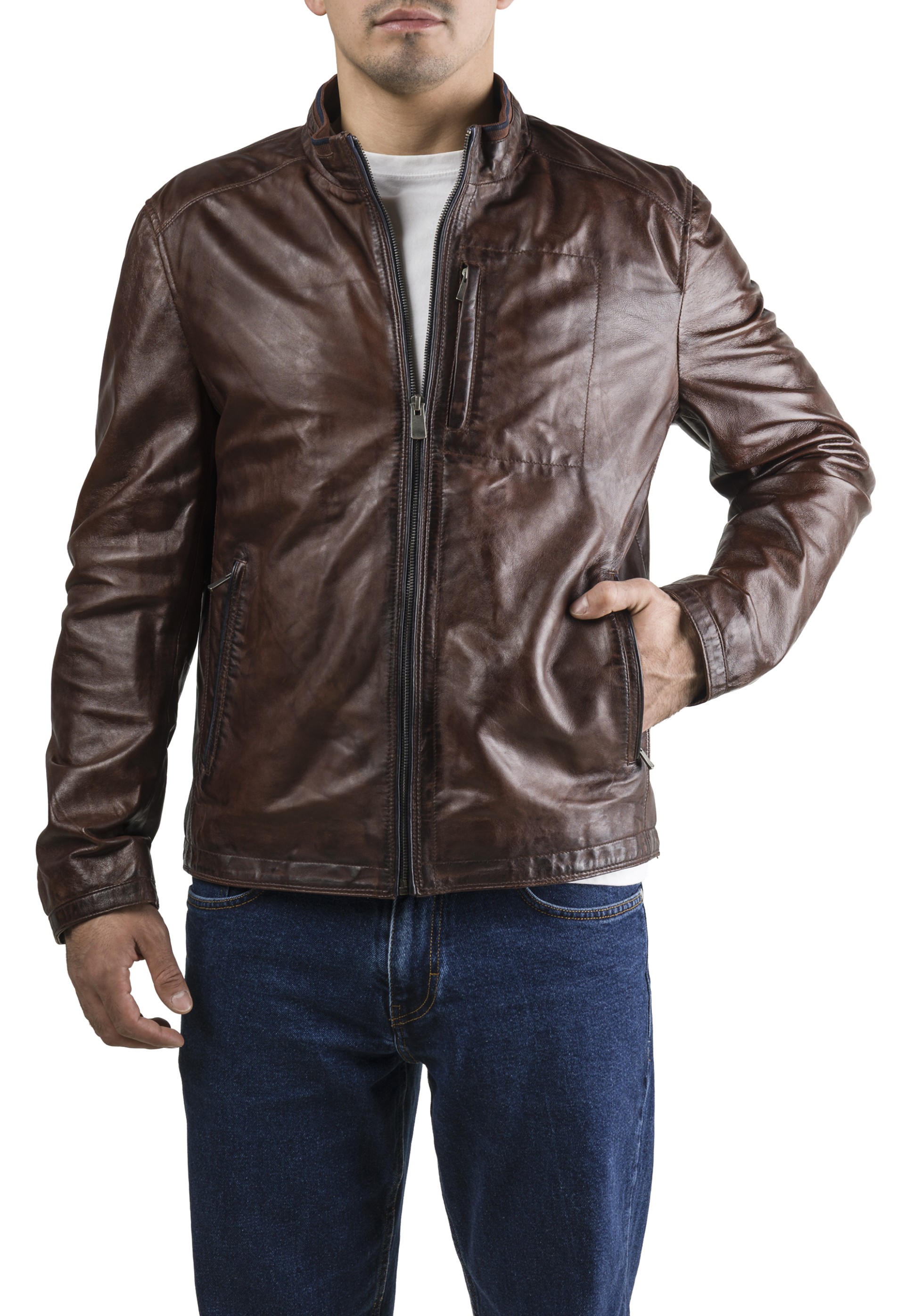 Blusão em pele Easy