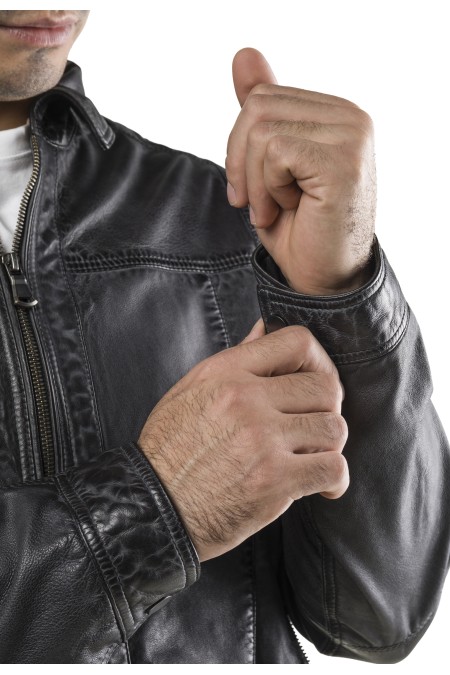 Bluso em pele Maverick