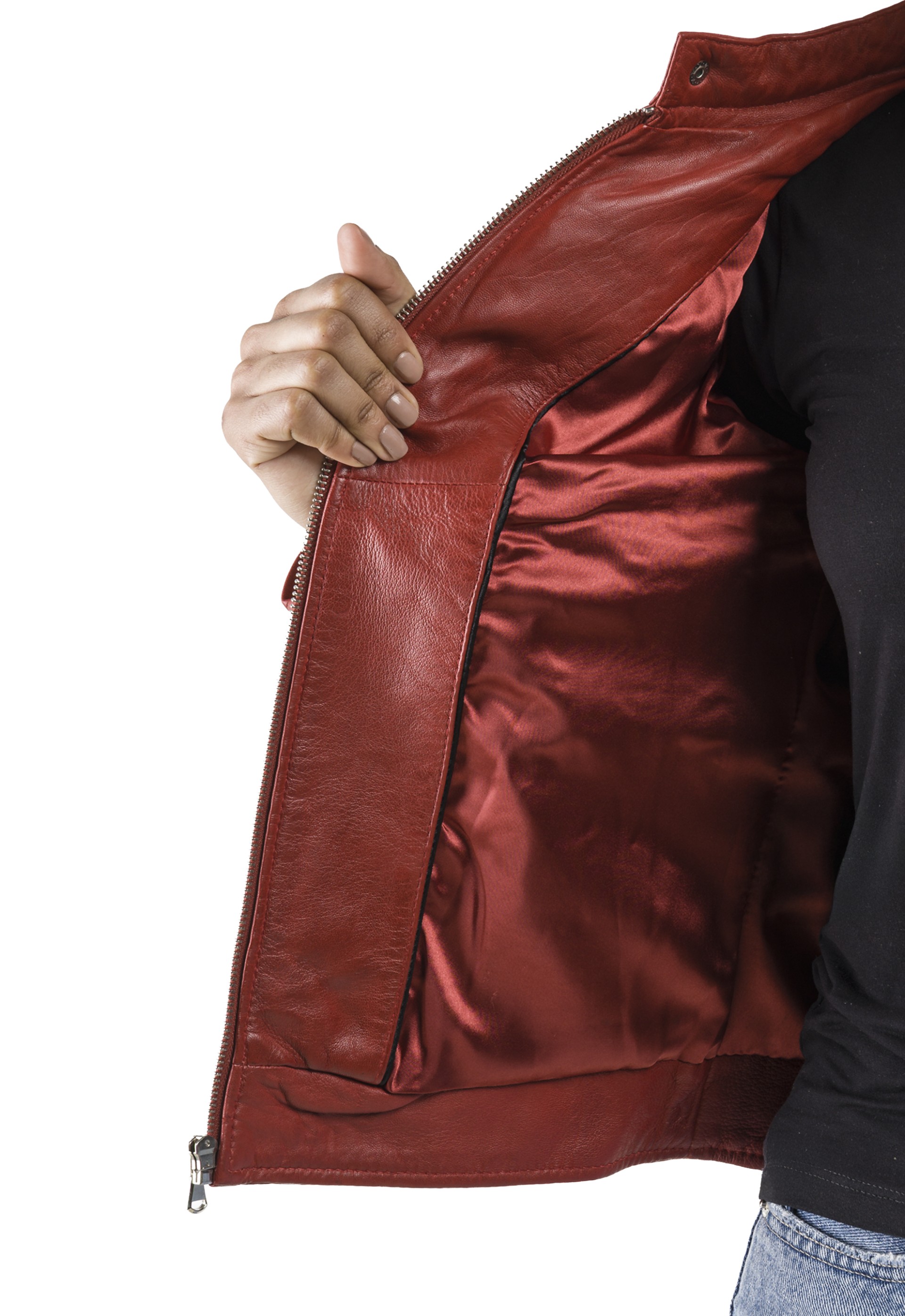 Blusão em pele Andreia