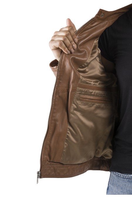 Bluso em pele Emanuela