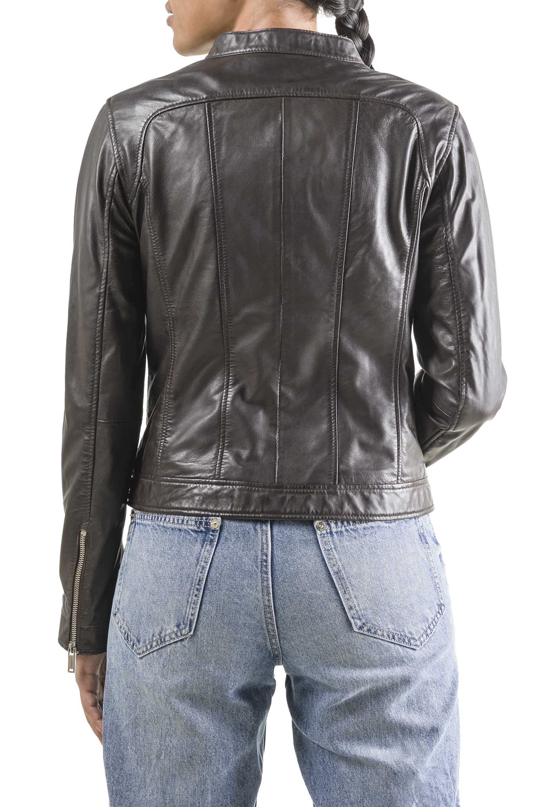 Blusão em pele Emanuela