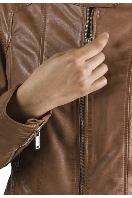 Bluso em pele Emanuela