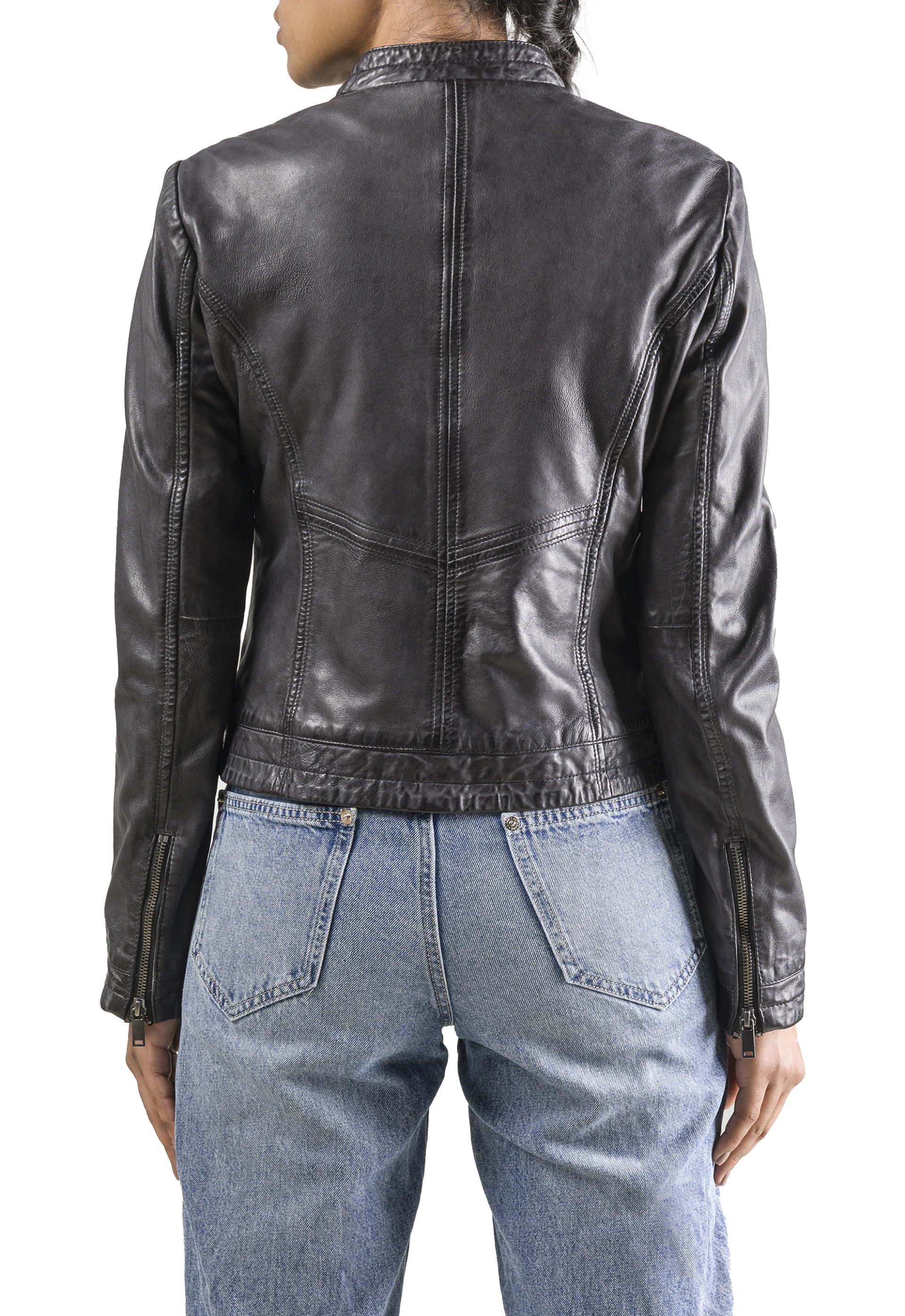 Blusão em pele Petúnia