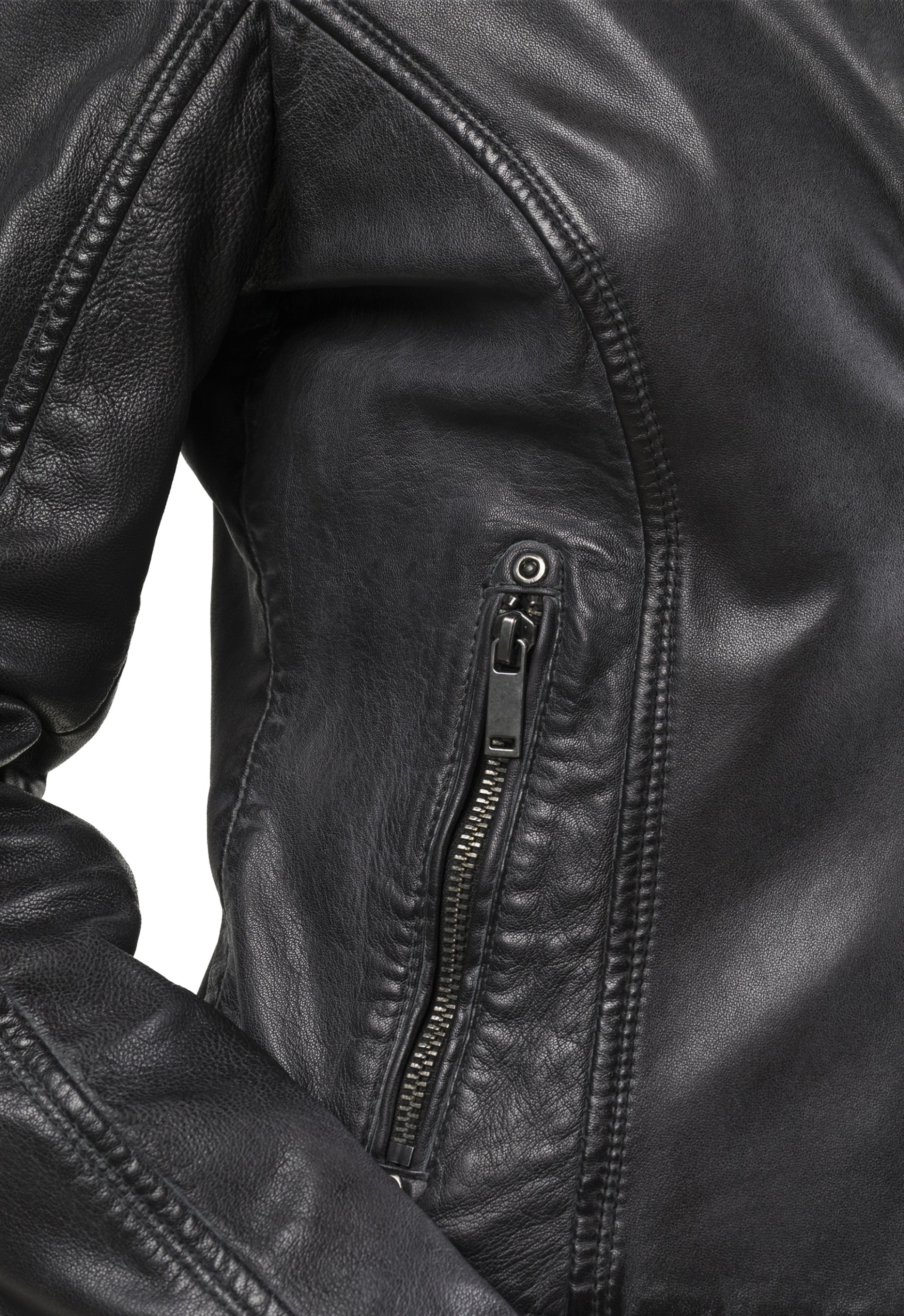 Blusão em pele Petúnia