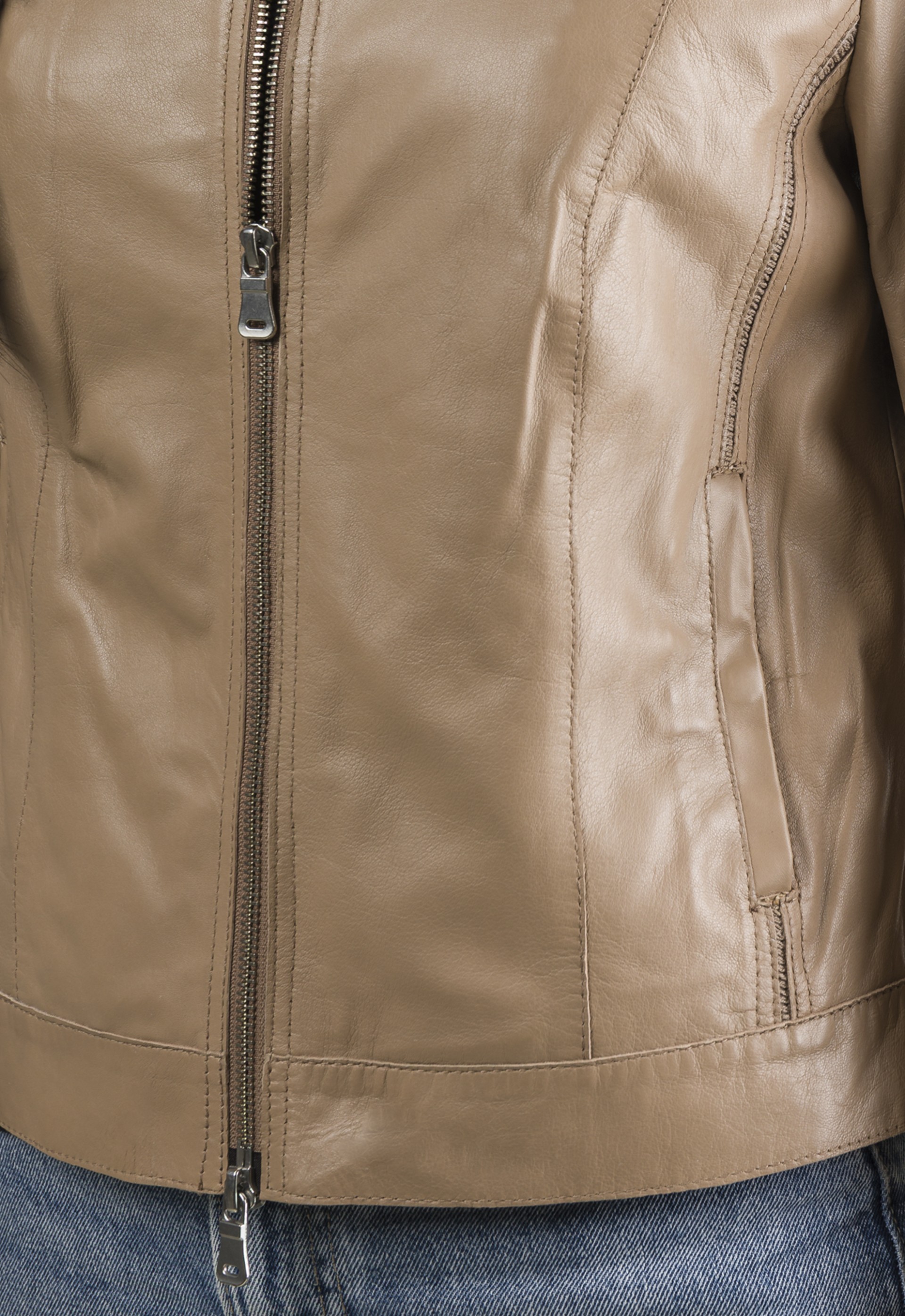 Blusão em pele Luzia