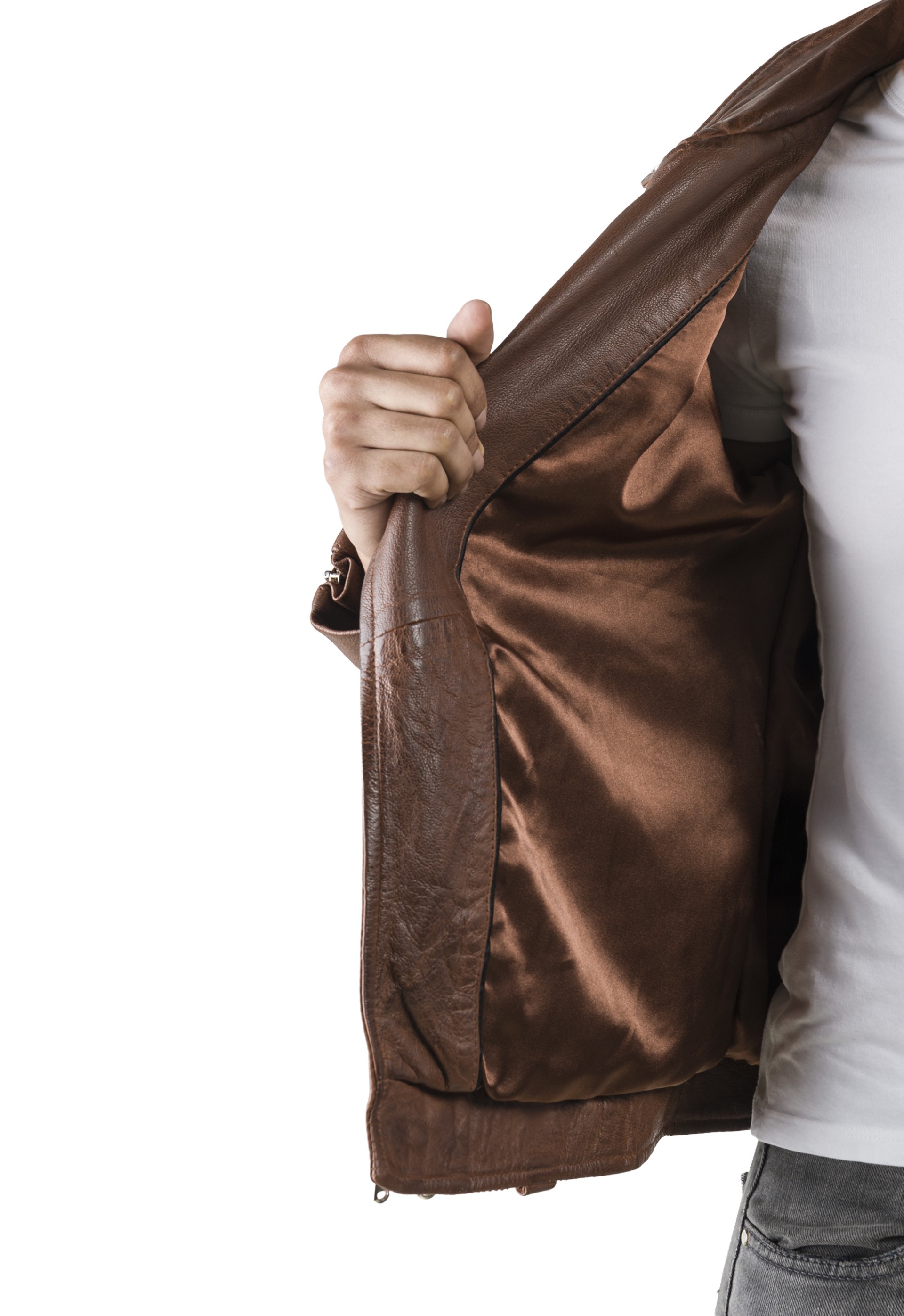 Blusão em pele Ângela