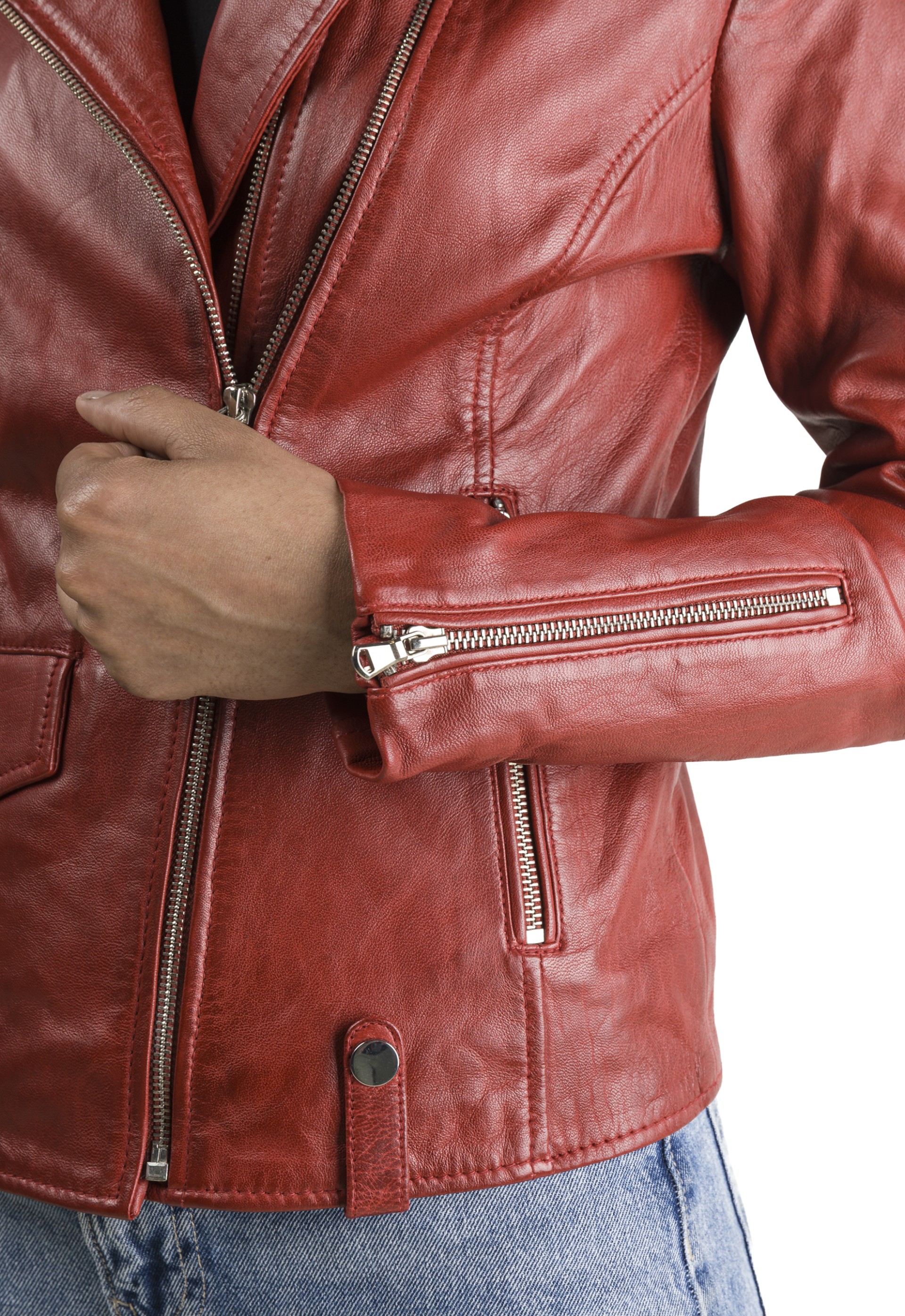 Blusão em pele Ângela