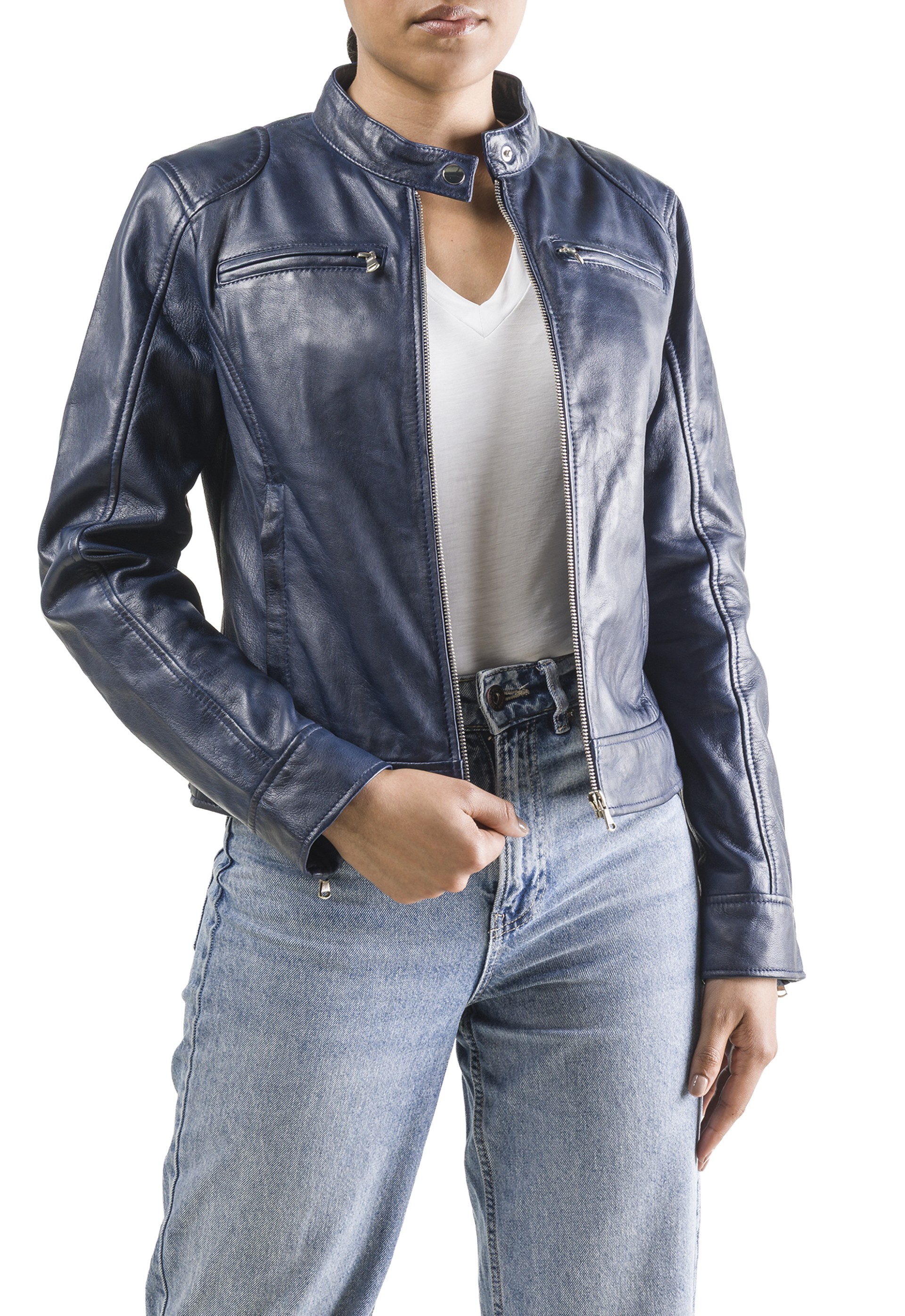 Blusão em pele Andreia