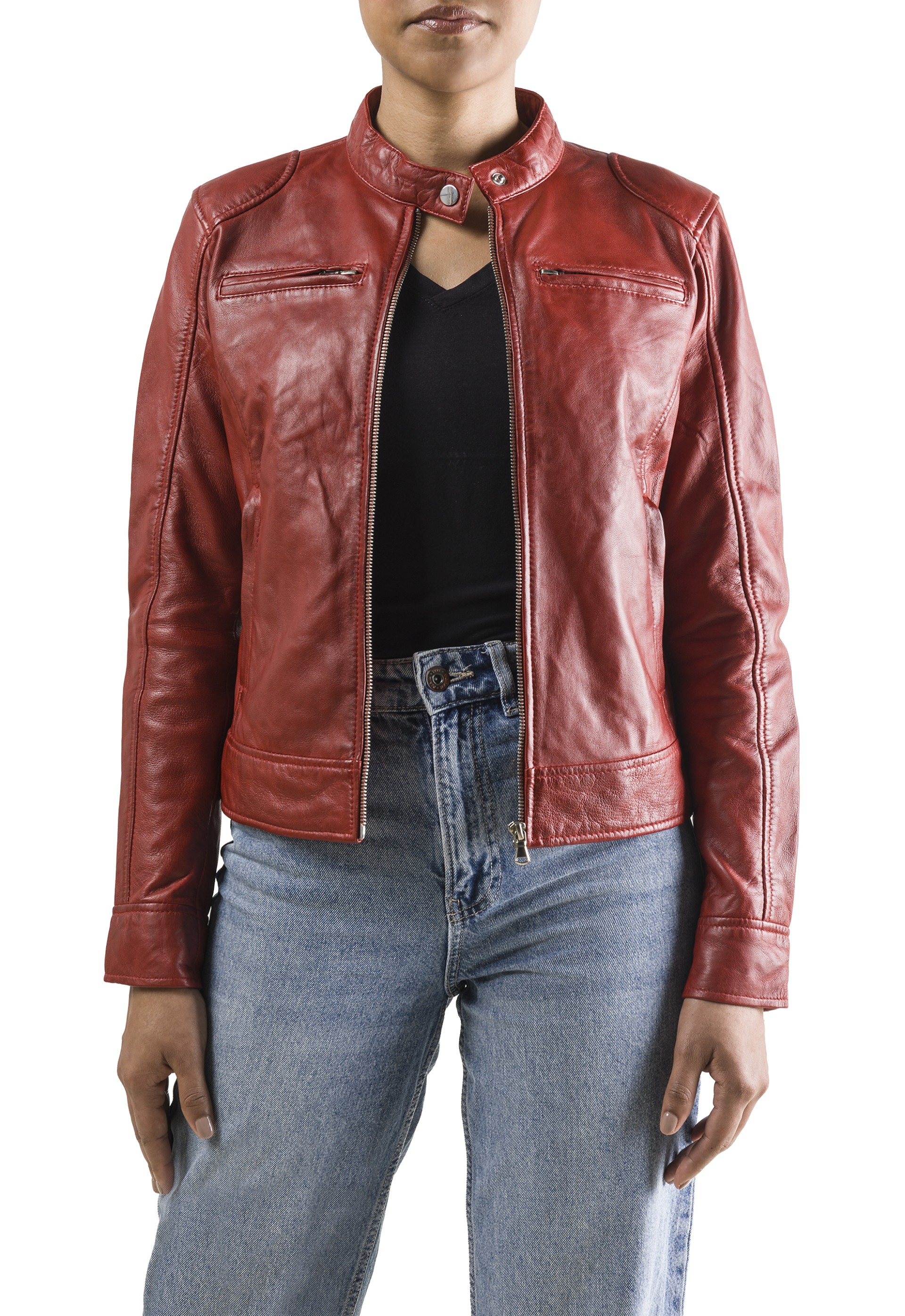 Blusão em pele Andreia