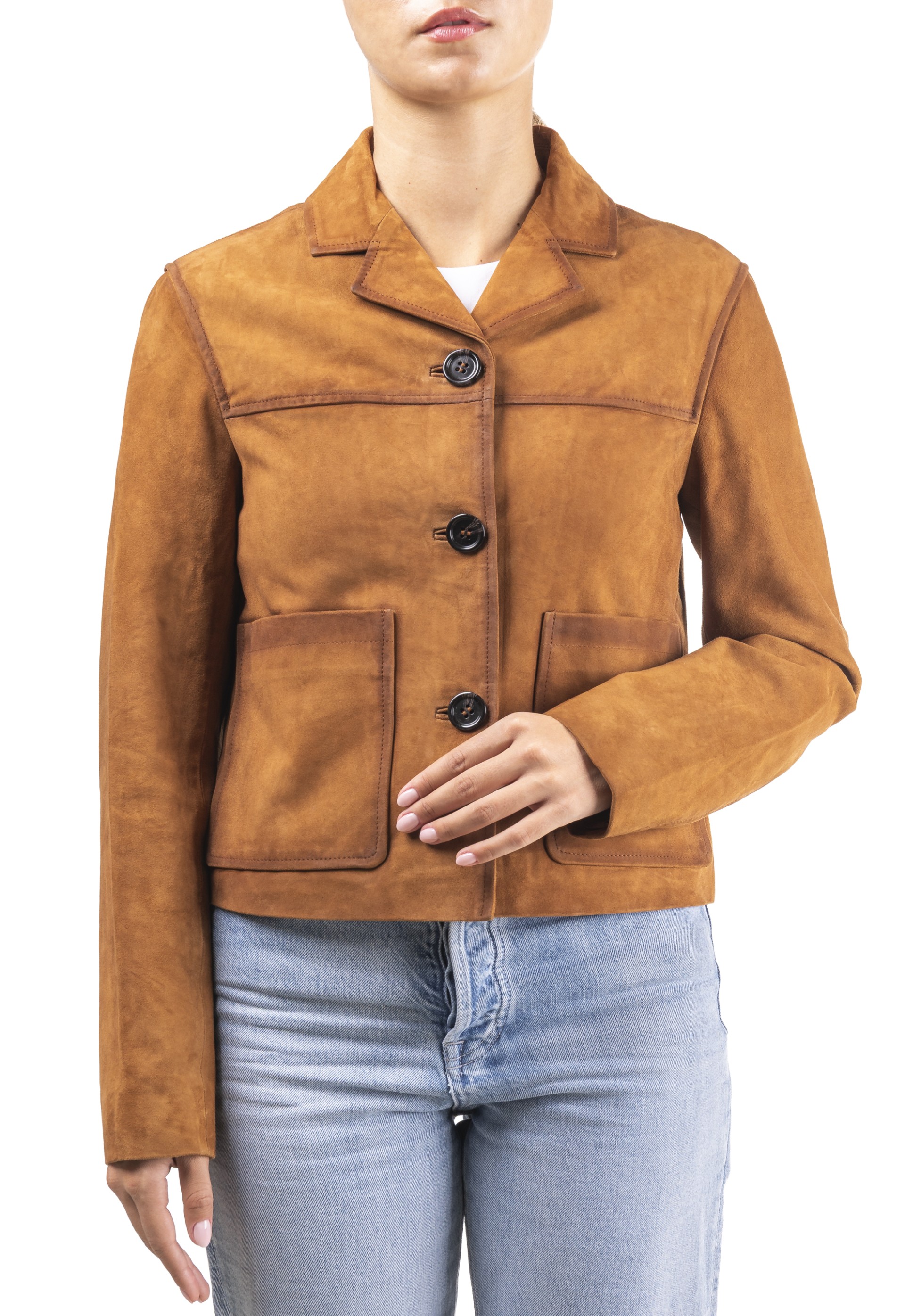 Jaqueta em pele Helena