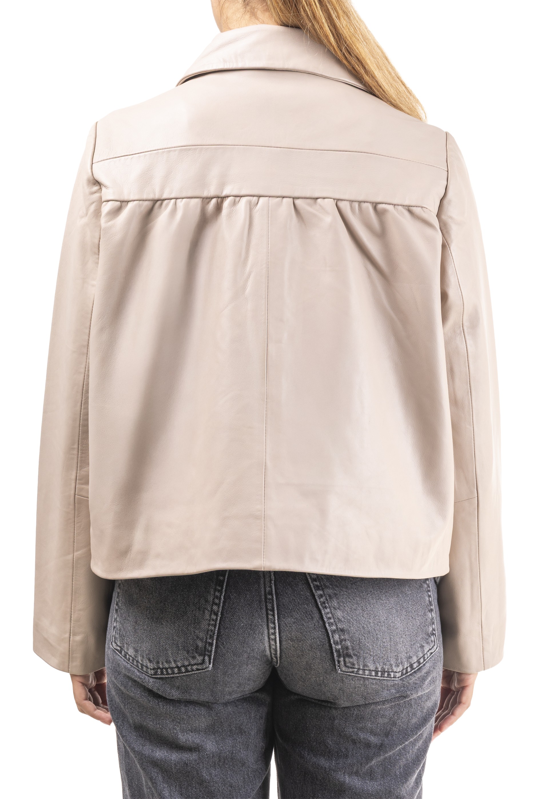 Blusão em pele Magnólia