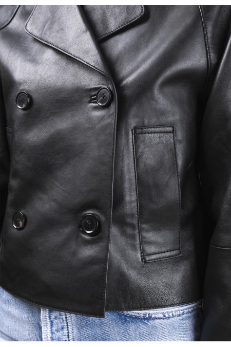 Gabardine em pele Rosrio