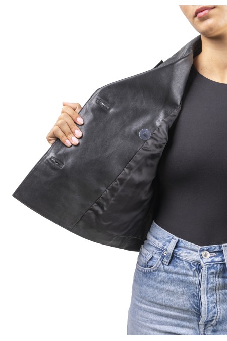 Gabardine em pele Rosrio