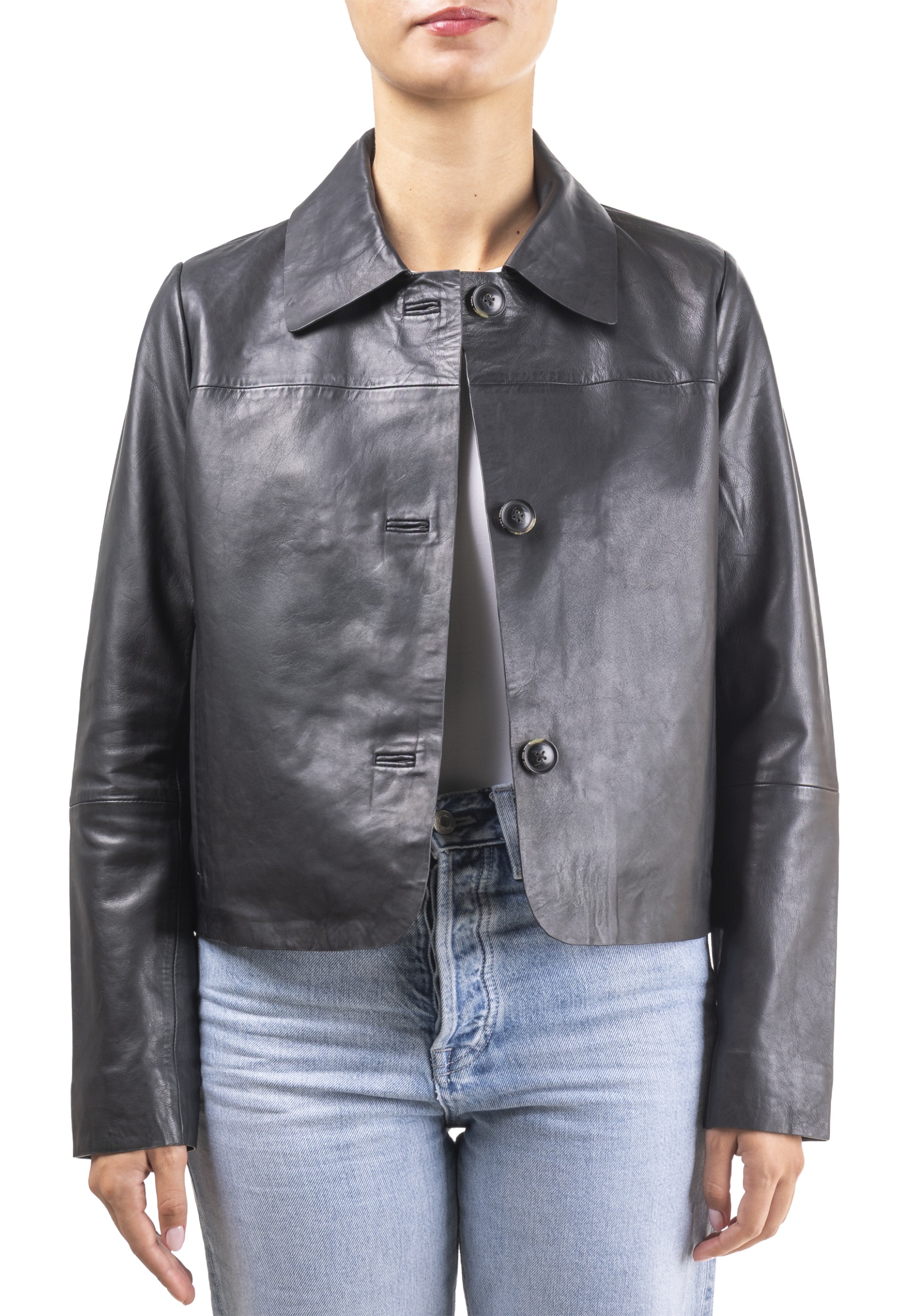 Blusão em pele Papoila